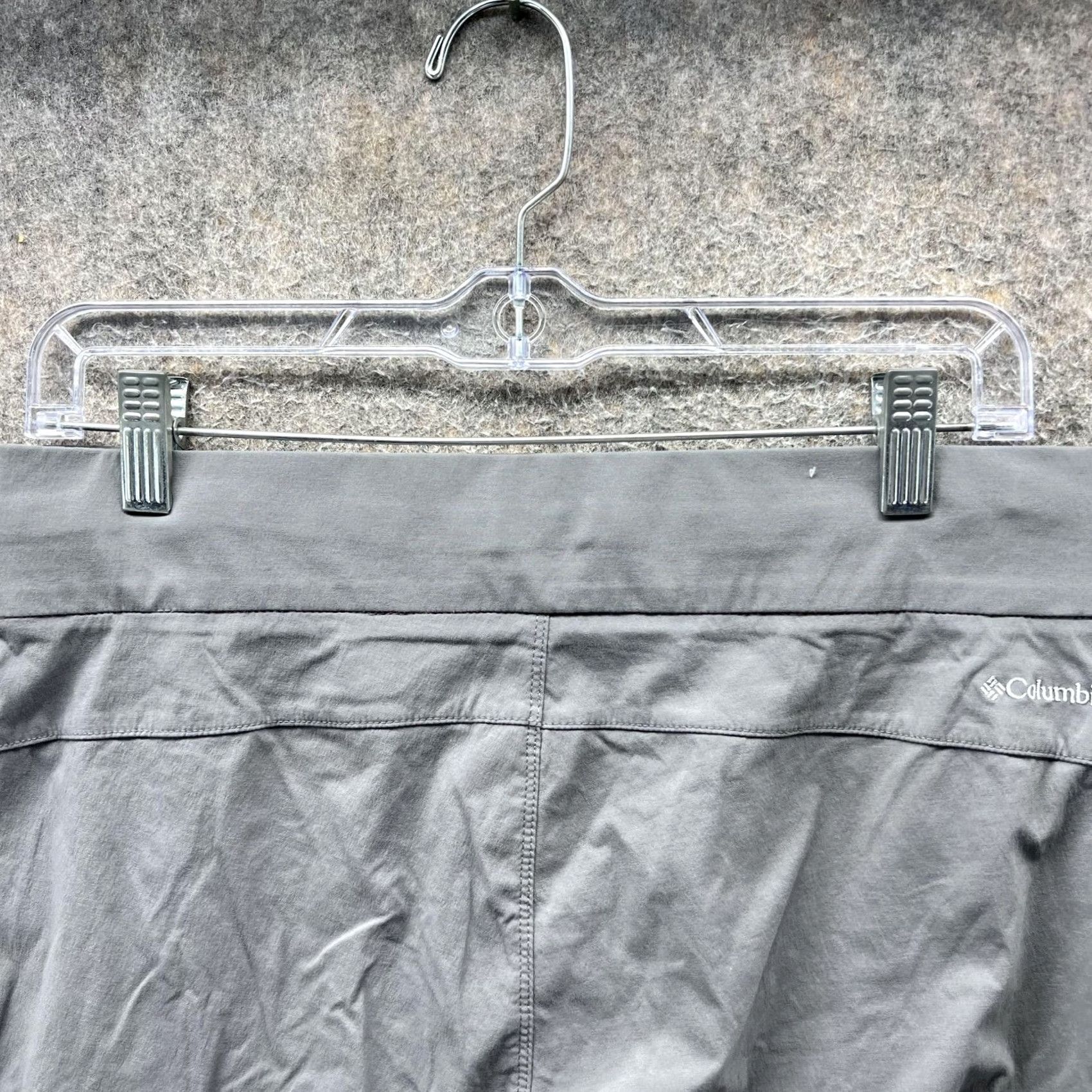Vintage Columbia Pants Womens Medium Gray Cargo Tapered Leg Drawstring Hiking Outdoor Size 32" / US 10 / IT 46 - 4 Thumbnail