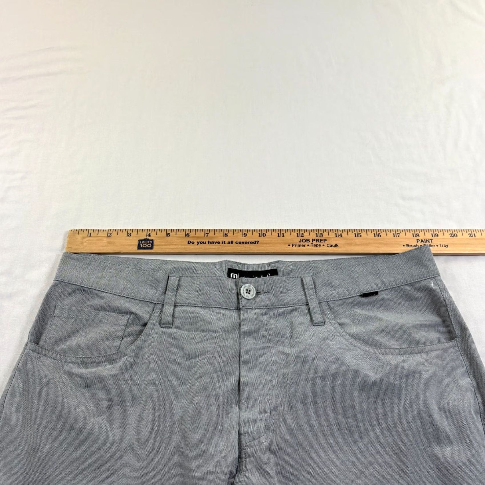 TravisMathew VINTAGE Travis Mathew Pants Mens 36x27 Gray Chino Golf Performance Tech Stretch Size US 36 / EU 52 - 4 Thumbnail