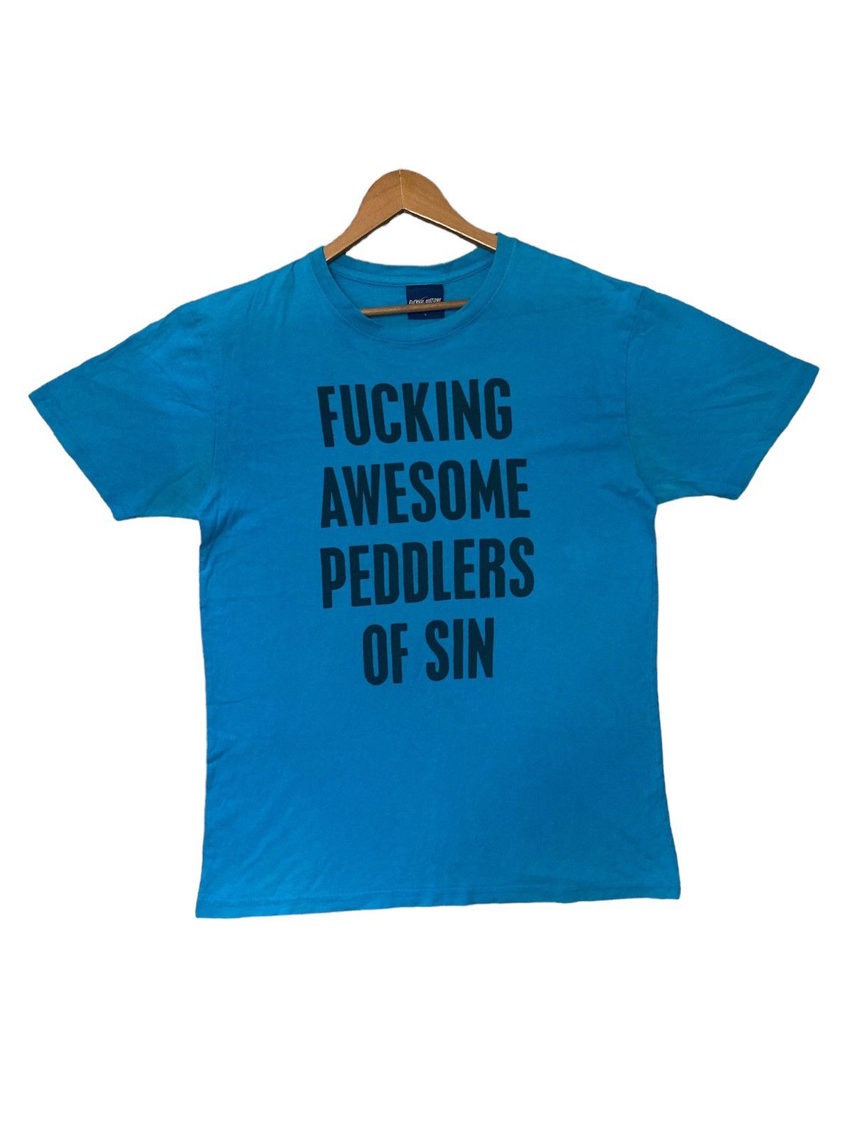 Fucking Awesome ‼️RARE‼️FUCKING AWESOME PEDDLERS OF THE SIN VINTAGE SHIRT TEE🔥 Size US L / EU 52-54 / 3 - 1 Thumbnail