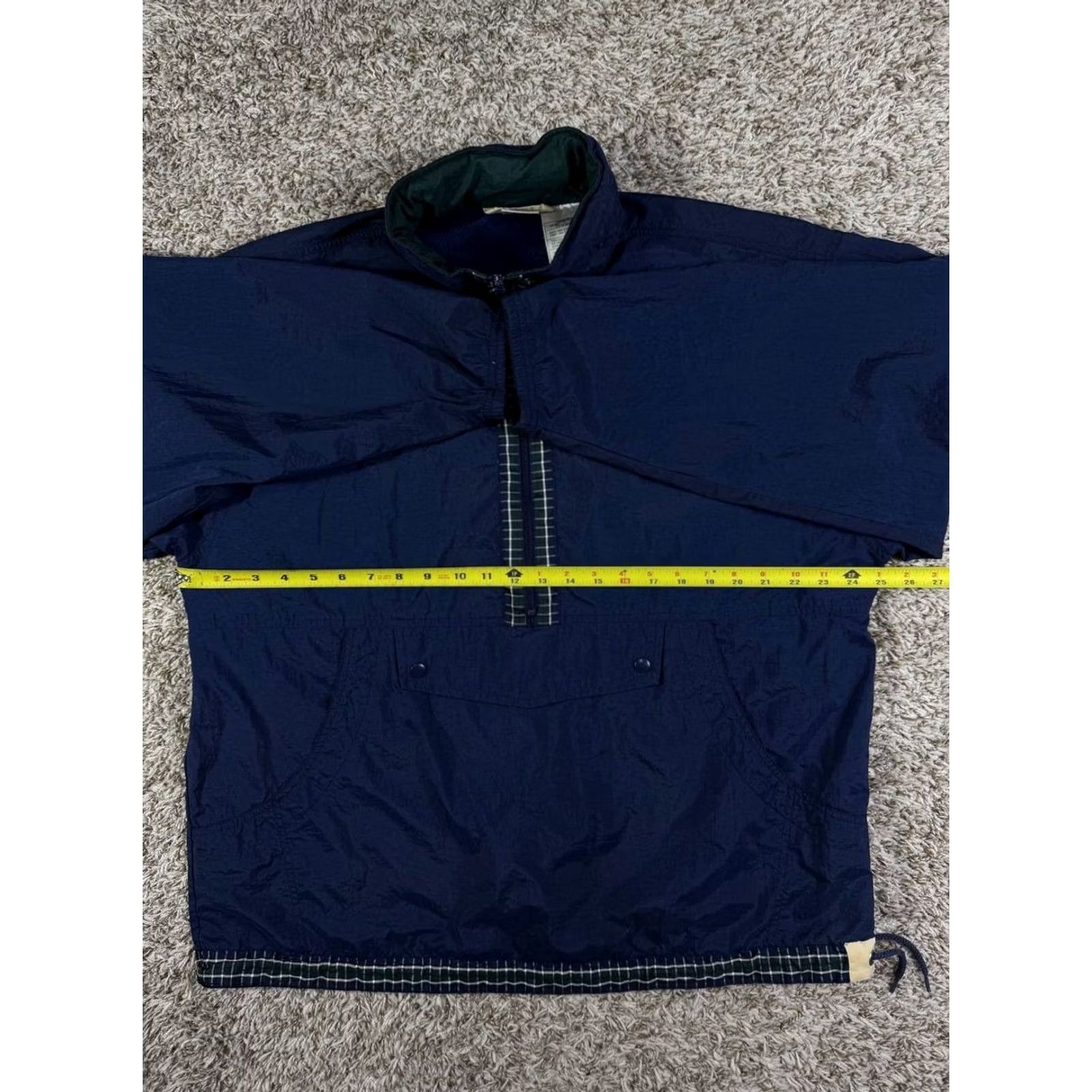 Nike VINTAGE Nike Windbreaker Jacket Navy 90s Nylon Large Men's Size US L / EU 52-54 / 3 - 6 Thumbnail