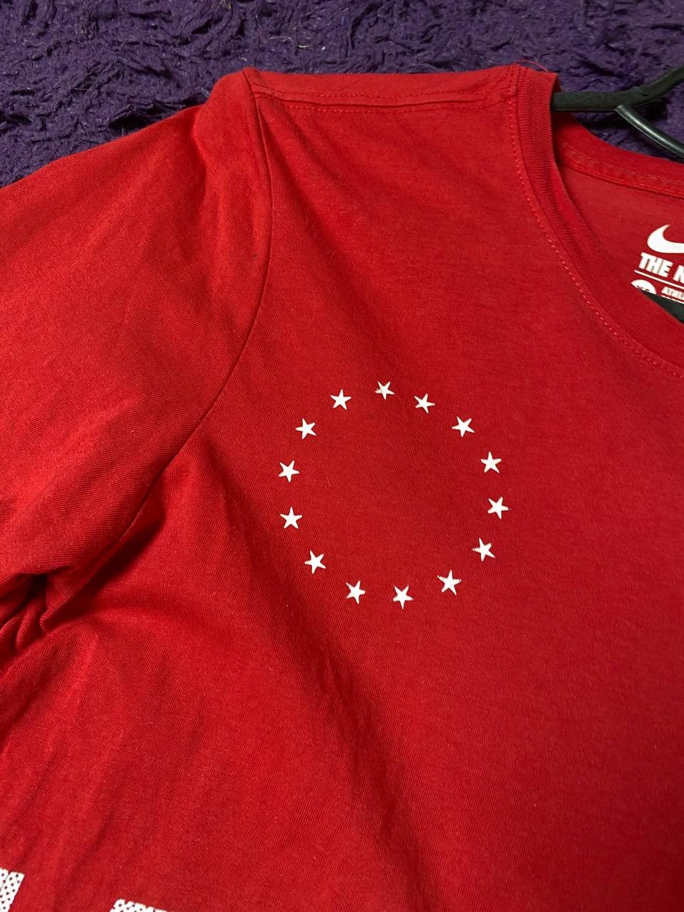 Nike Big Print Red T-Shirt Nike Size XS Streetwear Size US XS / EU 42 / 0 - 8 Thumbnail