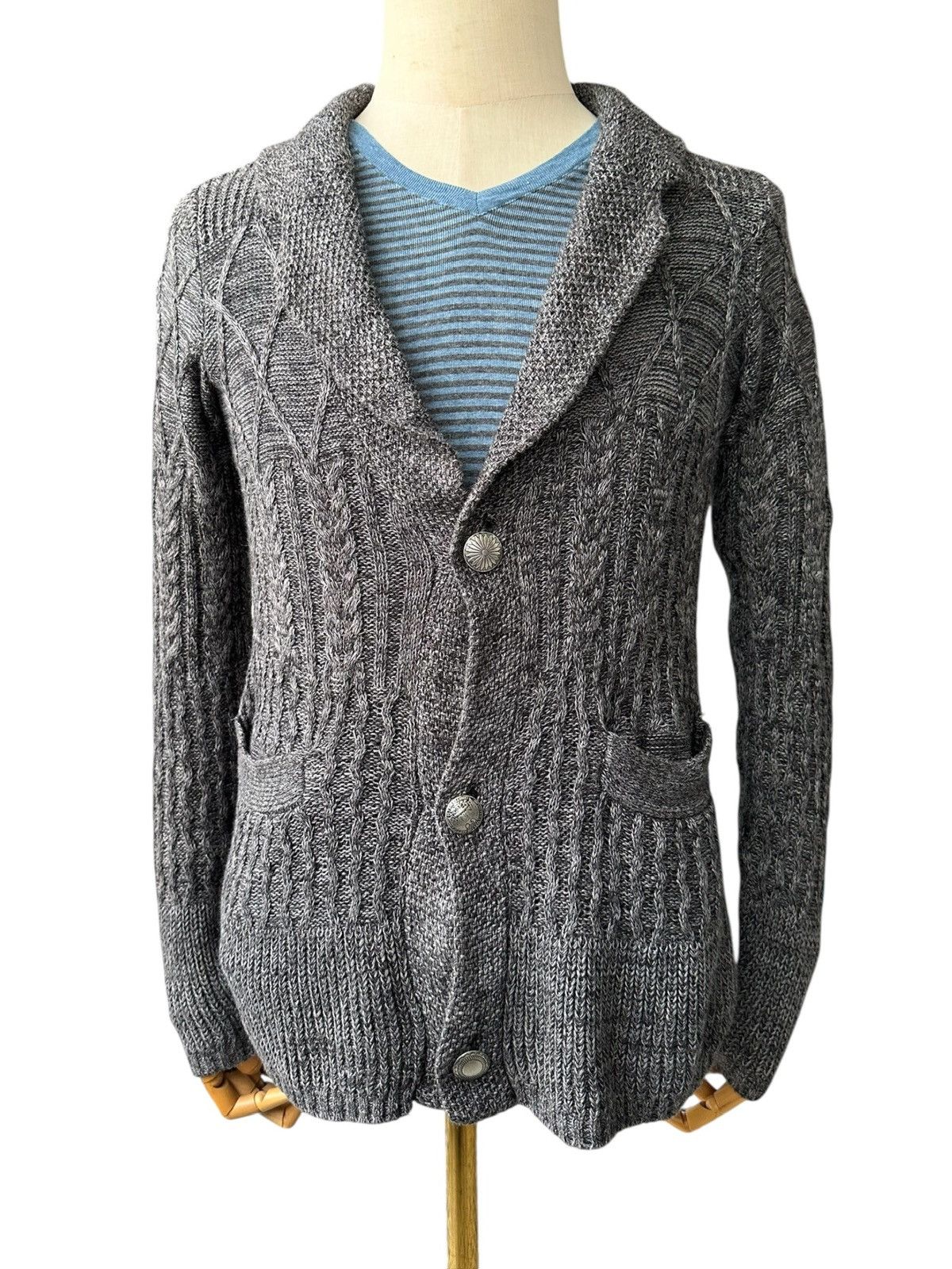 JACKROSE 2021 JACKROSE - Japan j-rock knitted cardigan Size US M / EU 48-50 / 2 - 6 Thumbnail