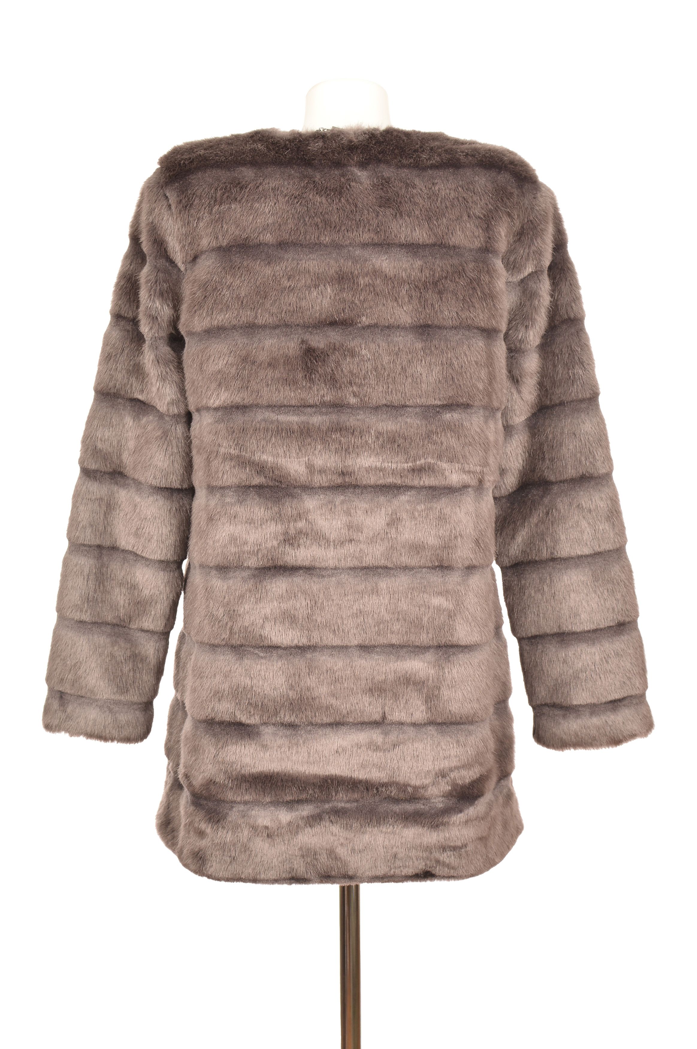 Diane von Furstenberg Diane Von Furstenberg Faux Fur Coat Jacket Size S / US 4 / IT 40 - 3 Thumbnail