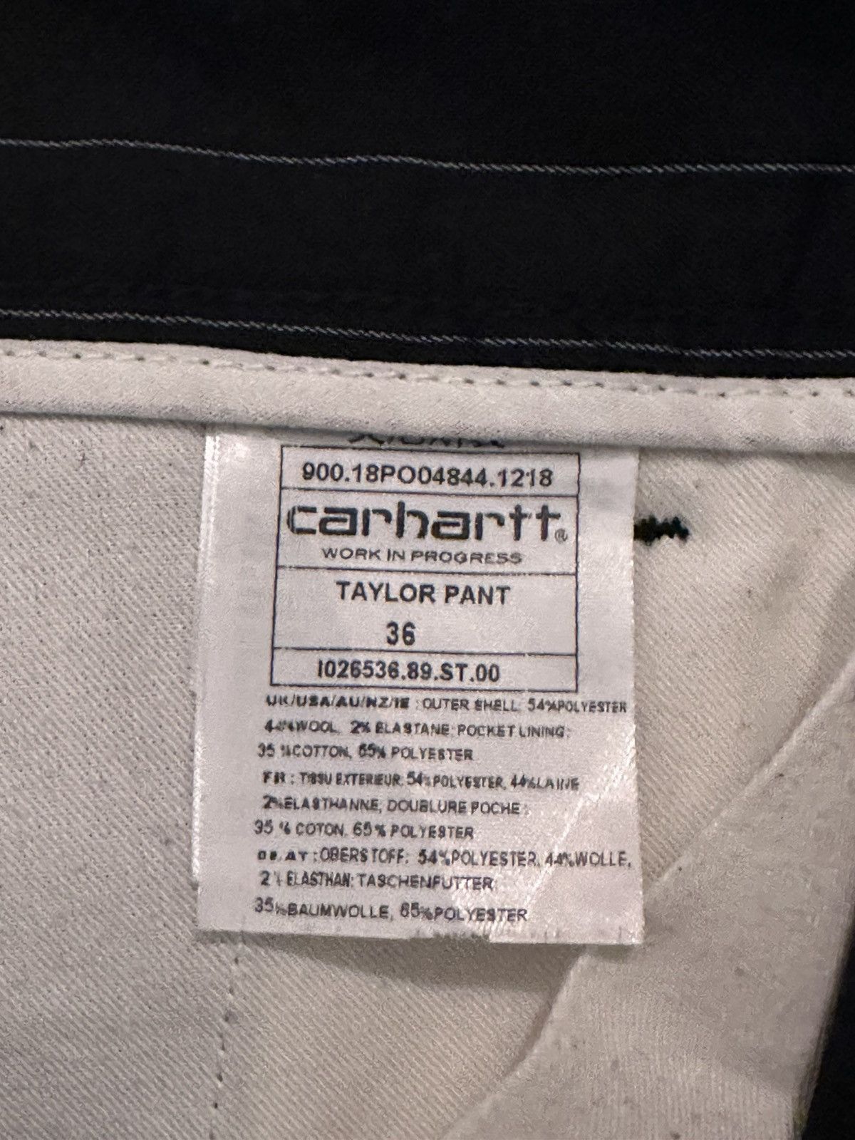 Carhartt Carhartt taylor pants Size US 36 / EU 52 - 4 Thumbnail