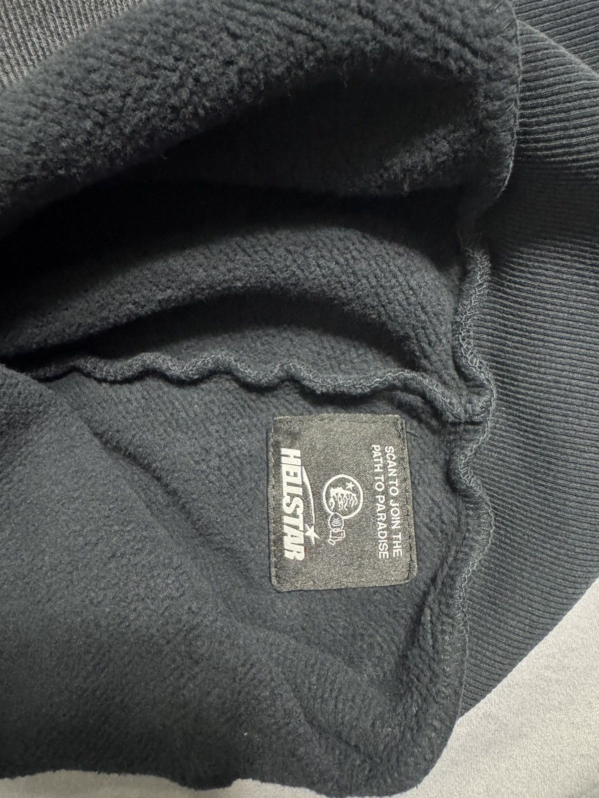 HELLSTAR Smoke Black Uniform Hoodie - Size Small - 100% AUTHENTIC Size US S / EU 44-46 / 1 - 7 Thumbnail