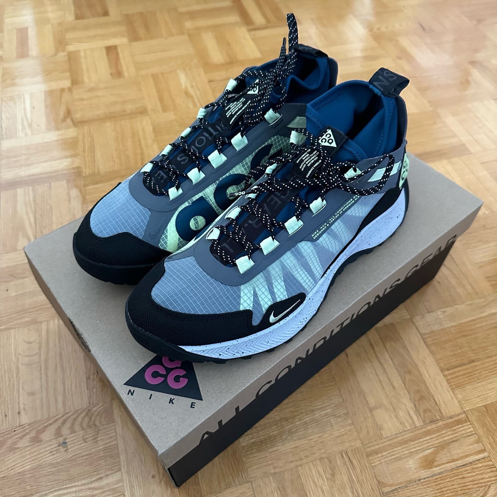 image of Nike Acg Zoom Terra Zaherra Cq0076-001 Size 10.5 Us Shoes in Grey, Men's
