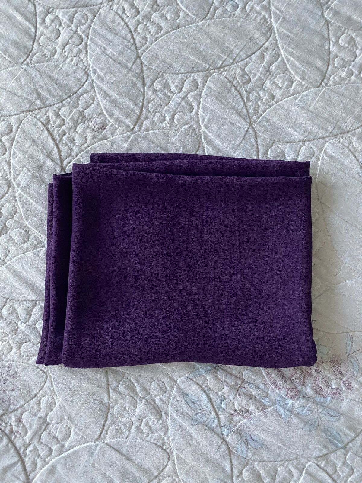 Other VOILE CHIC Premium Chiffon Dark Purple Hijab Scarf Size ONE SIZE - 6 Thumbnail