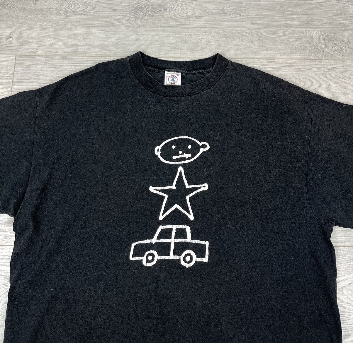 Rap Tees Achtung Baby U2 Vintage Rap Black T Shirt Size US XL / EU 56 / 4 - 4 Thumbnail