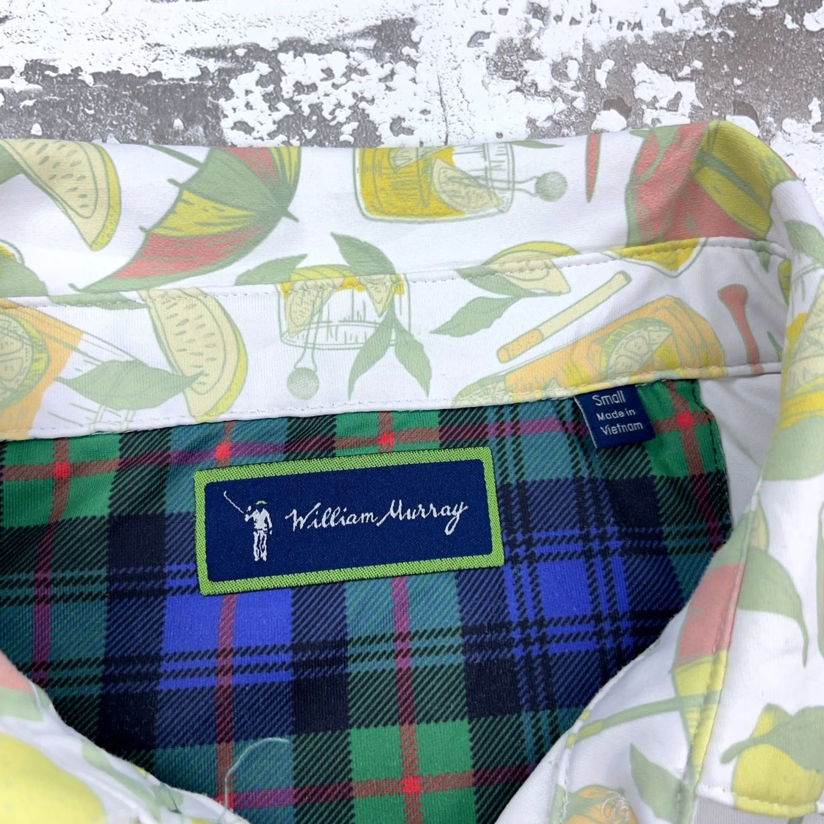 Vintage William Murray Polo Shirt Small Green Performance Lemonade Hawaiian Golf Men Size US S / EU 44-46 / 1 - 5 Thumbnail