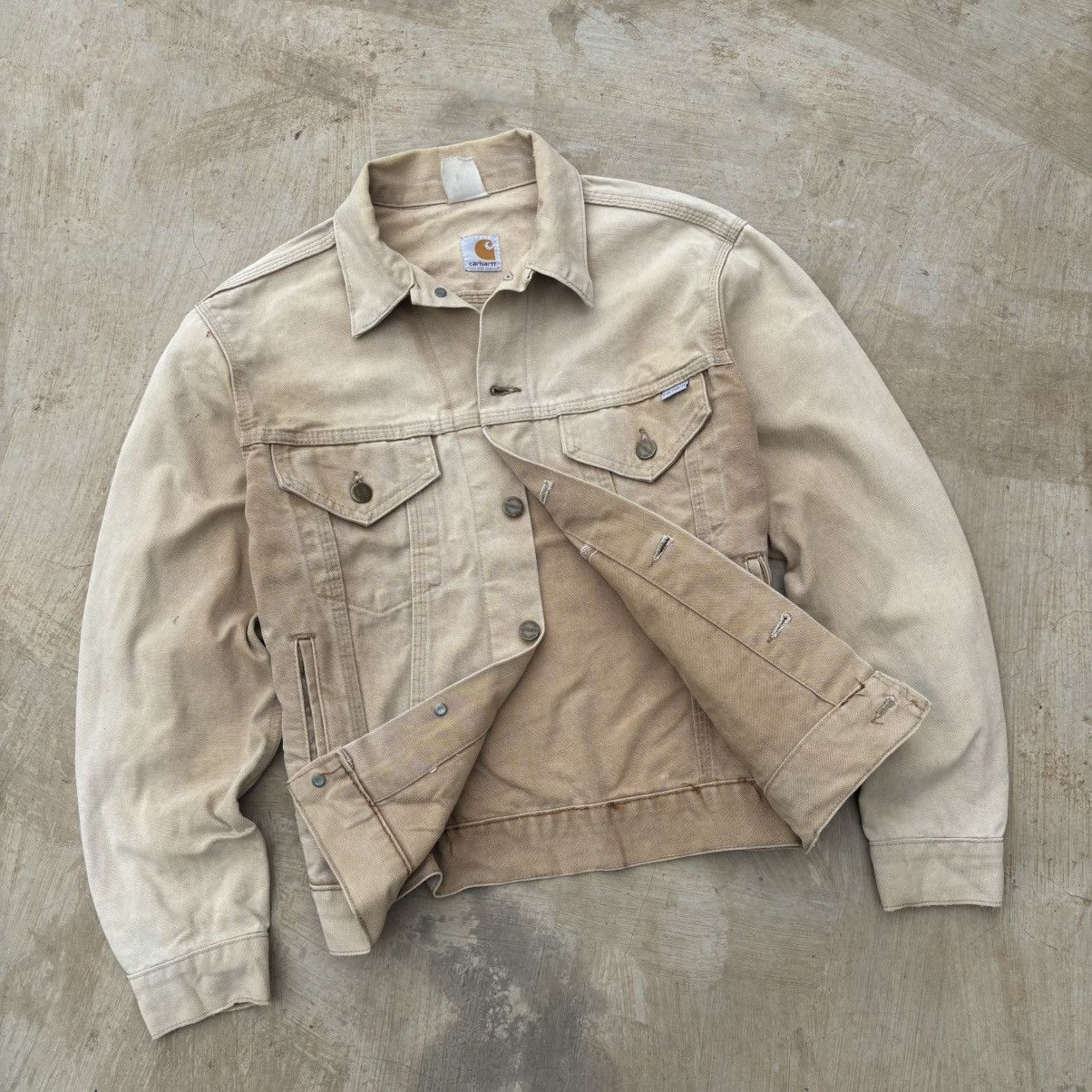 Carhartt Vintage 80s 1889 100th Anniversary Carhartt Denim Trucker Size US S / EU 44-46 / 1 - 6 Thumbnail