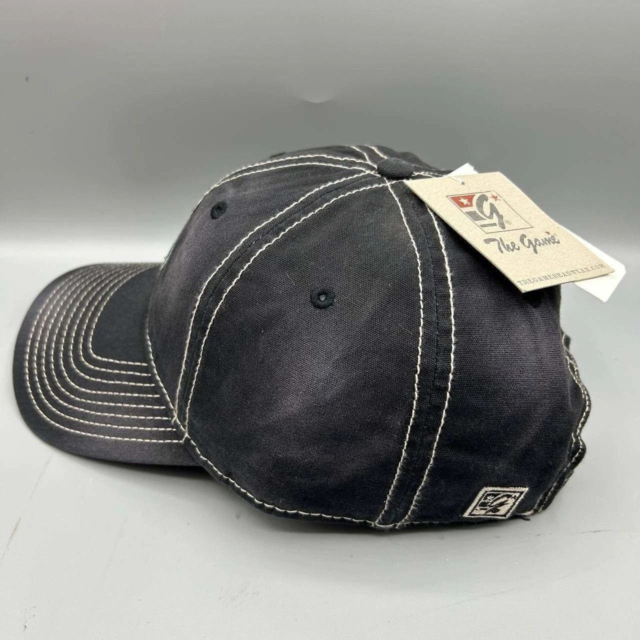 The Game Jackson Hole Wyoming Hat Men Black Strap Back Cotton Size ONE SIZE - 6 Thumbnail