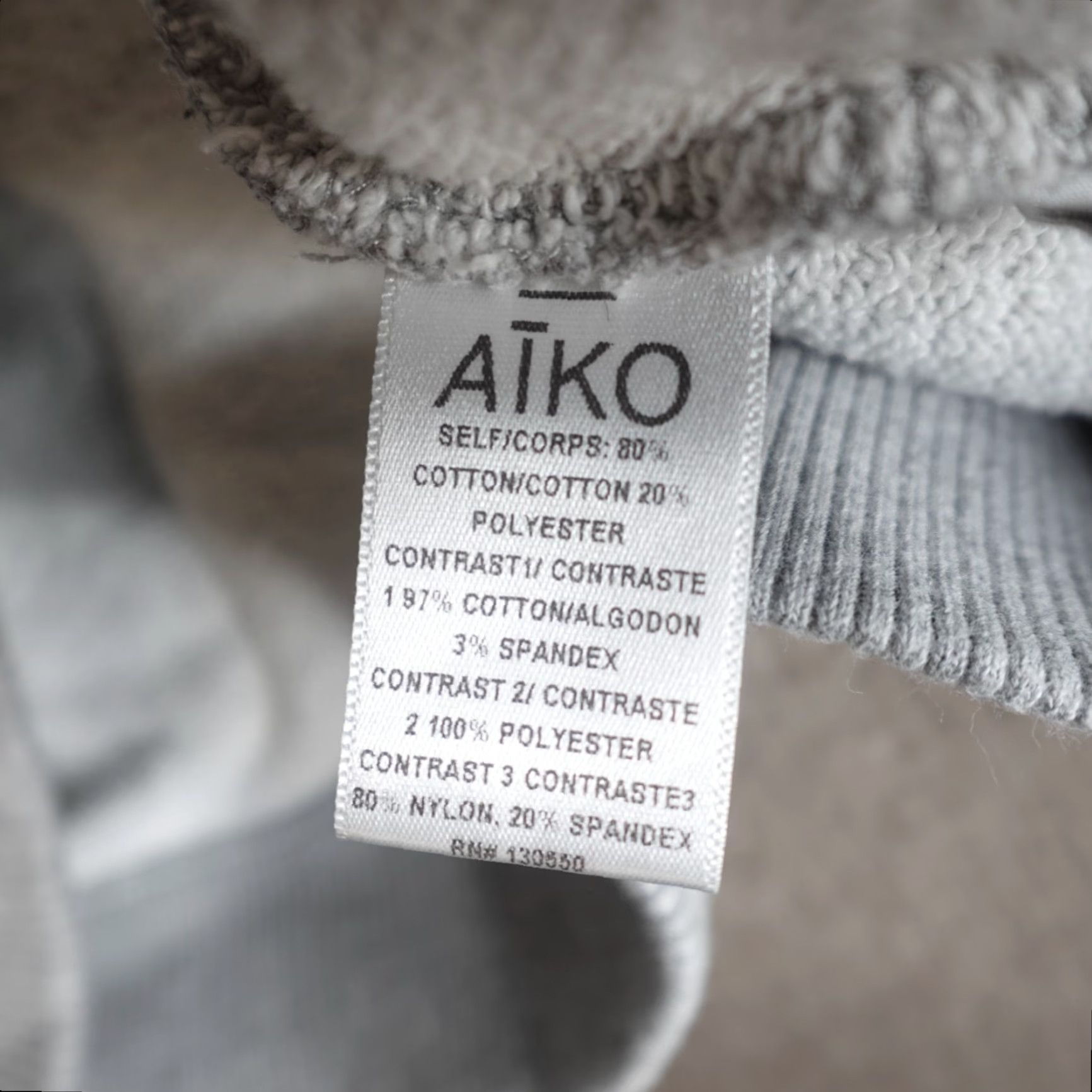 Vintage Aiko Womens Sweatshirt Small Gray Aloha New York Made in USA Size S / US 4 / IT 40 - 7 Thumbnail