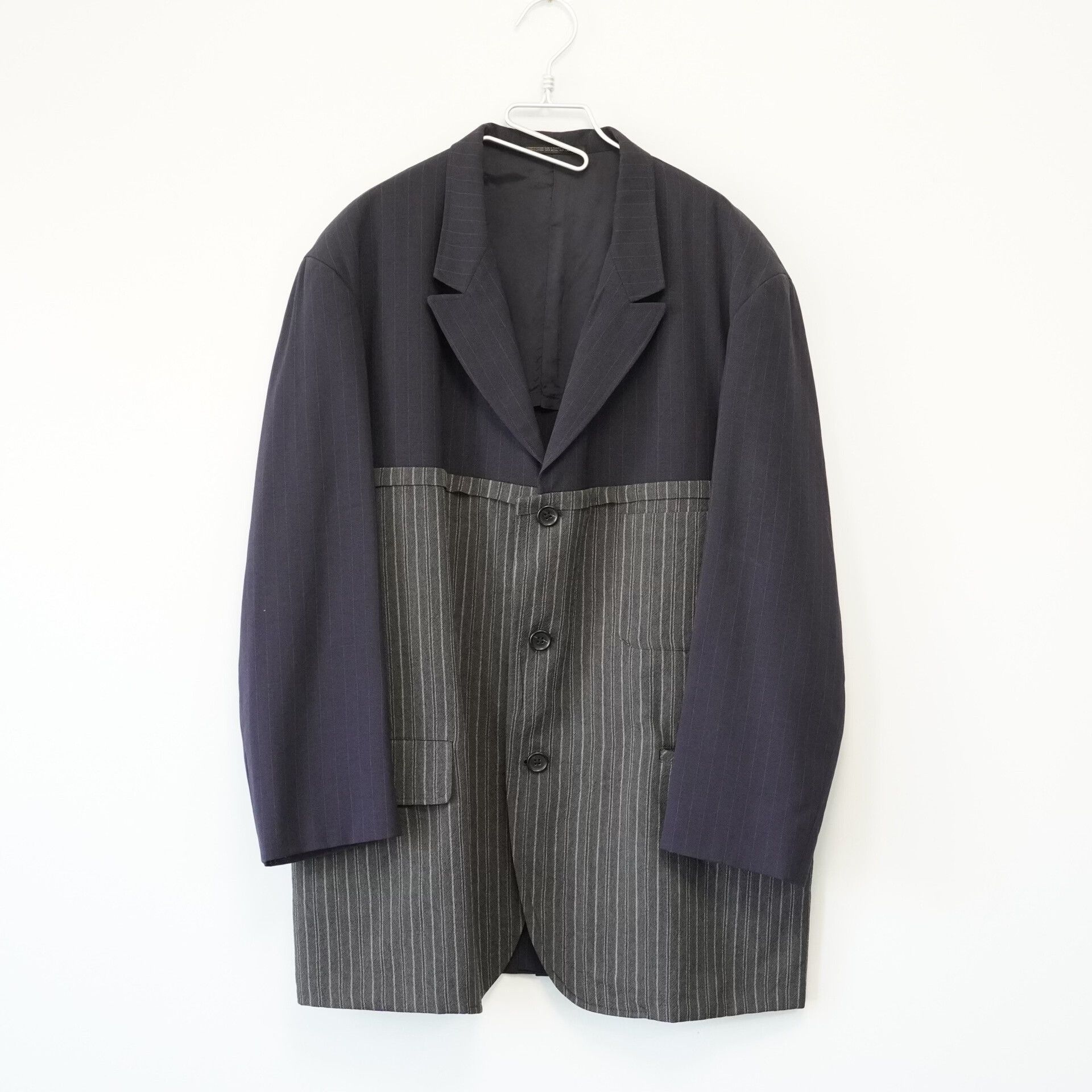 Yohji Yamamoto Yohji Yamamoto Striped Wool Jacket Size US M / EU 48-50 / 2 - 1 Thumbnail