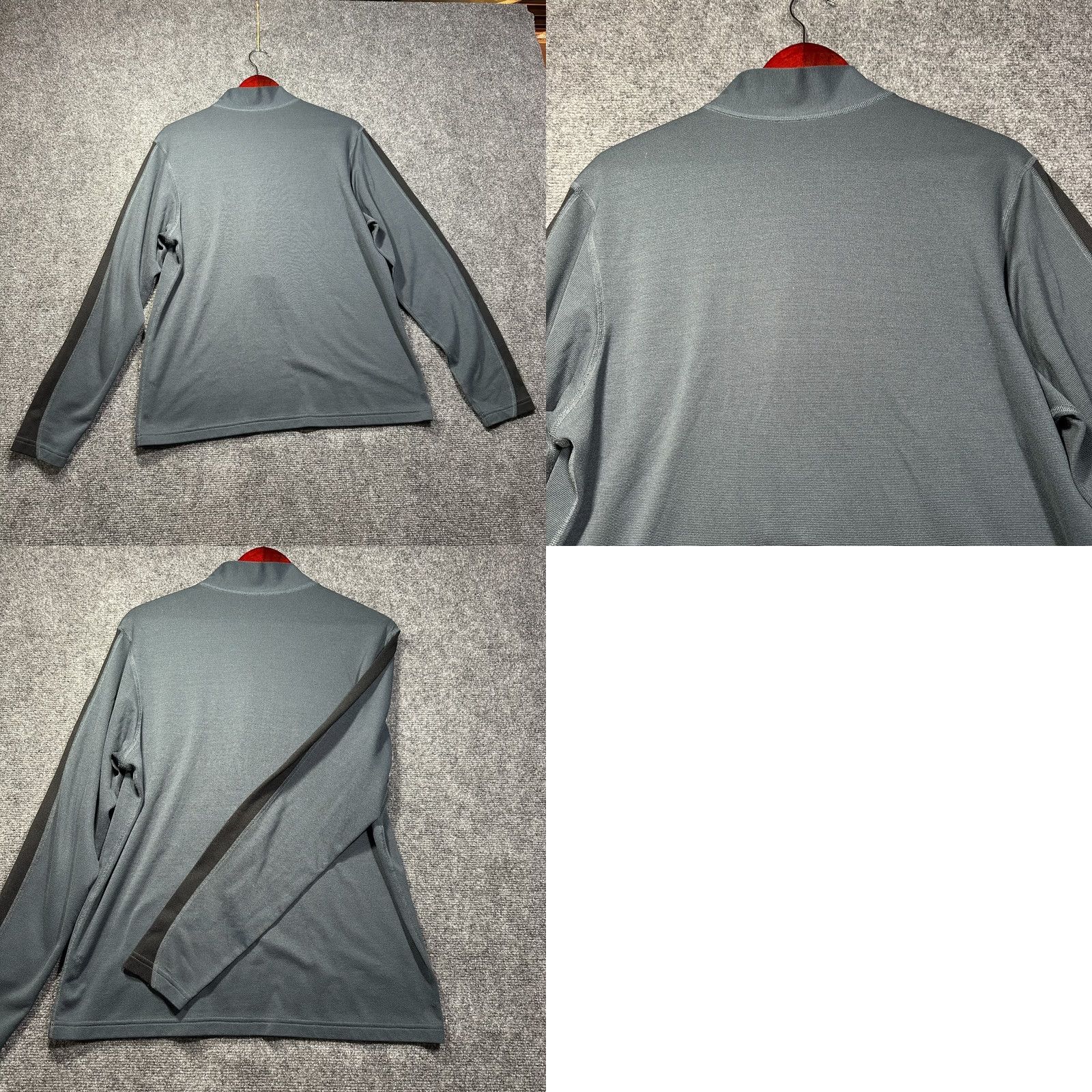 Vintage REI Shirt Mens L Blue Black Long Sleeve Half Zip Pullover Size US L / EU 52-54 / 3 - 8 Thumbnail