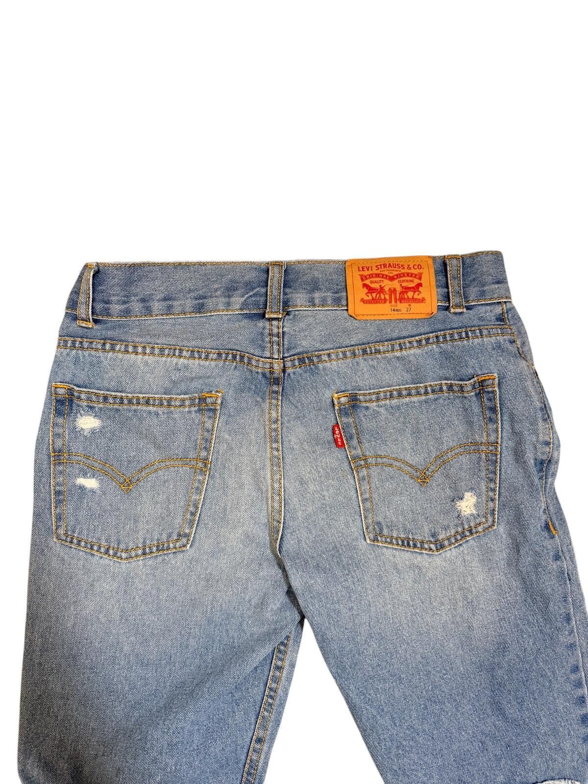 Other Levi's 511 Slim Distressed Denim Shorts Size 27 Size 27" / US 4 / IT 40 - 4 Thumbnail