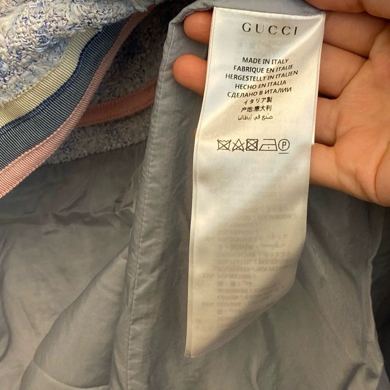 Gucci Gucci Blue and pink striped tweed gold buckle small fragran Size M / US 6-8 / IT 42-44 - 5 Thumbnail