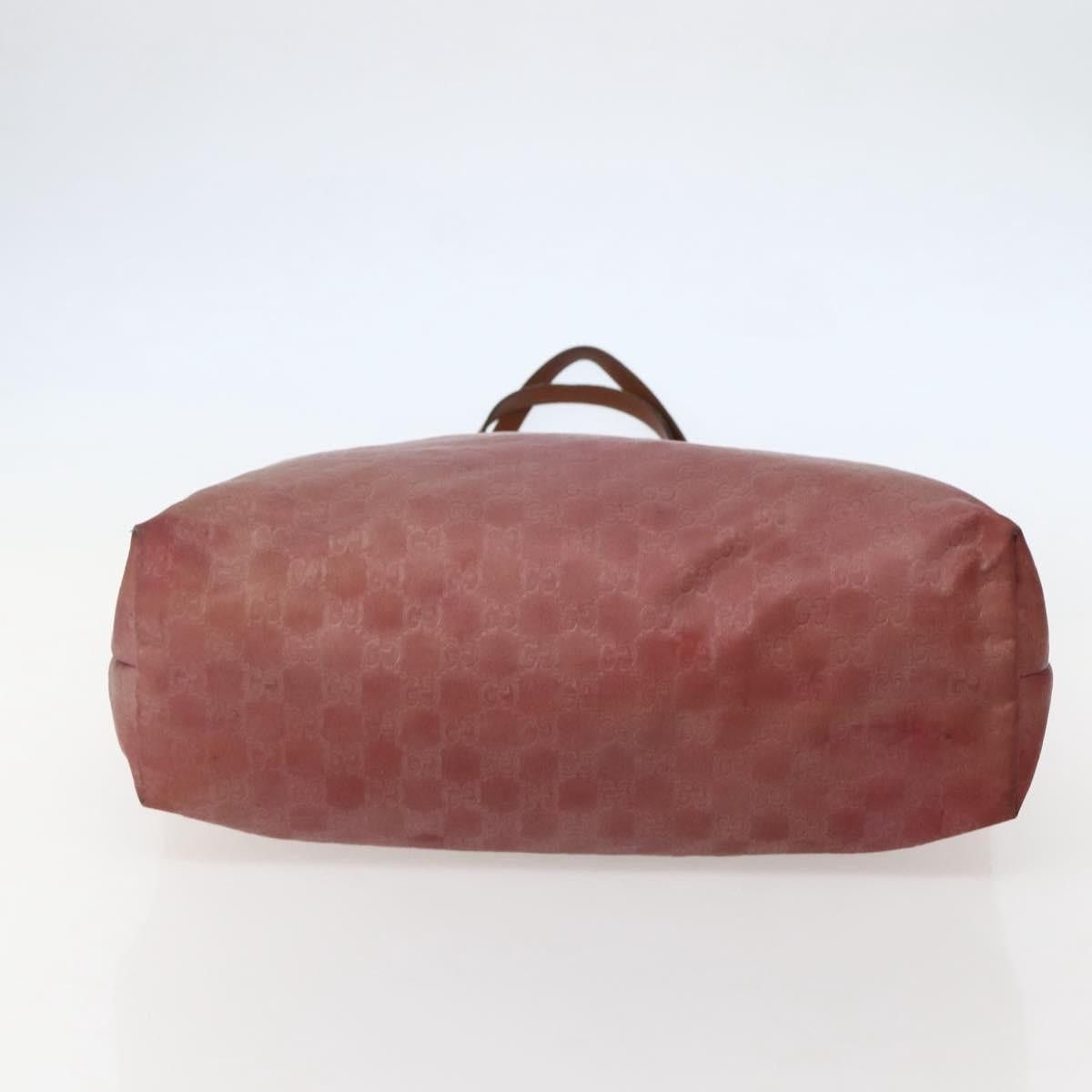 Gucci GUCCI GG Canvas Tote Bag Nylon Pink Gold Size ONE SIZE - 9 Thumbnail