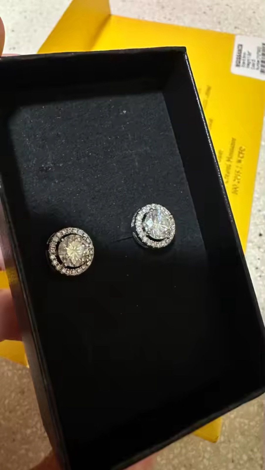 Other Moissanite Stud Earrings 4mm Size ONE SIZE - 1 Thumbnail