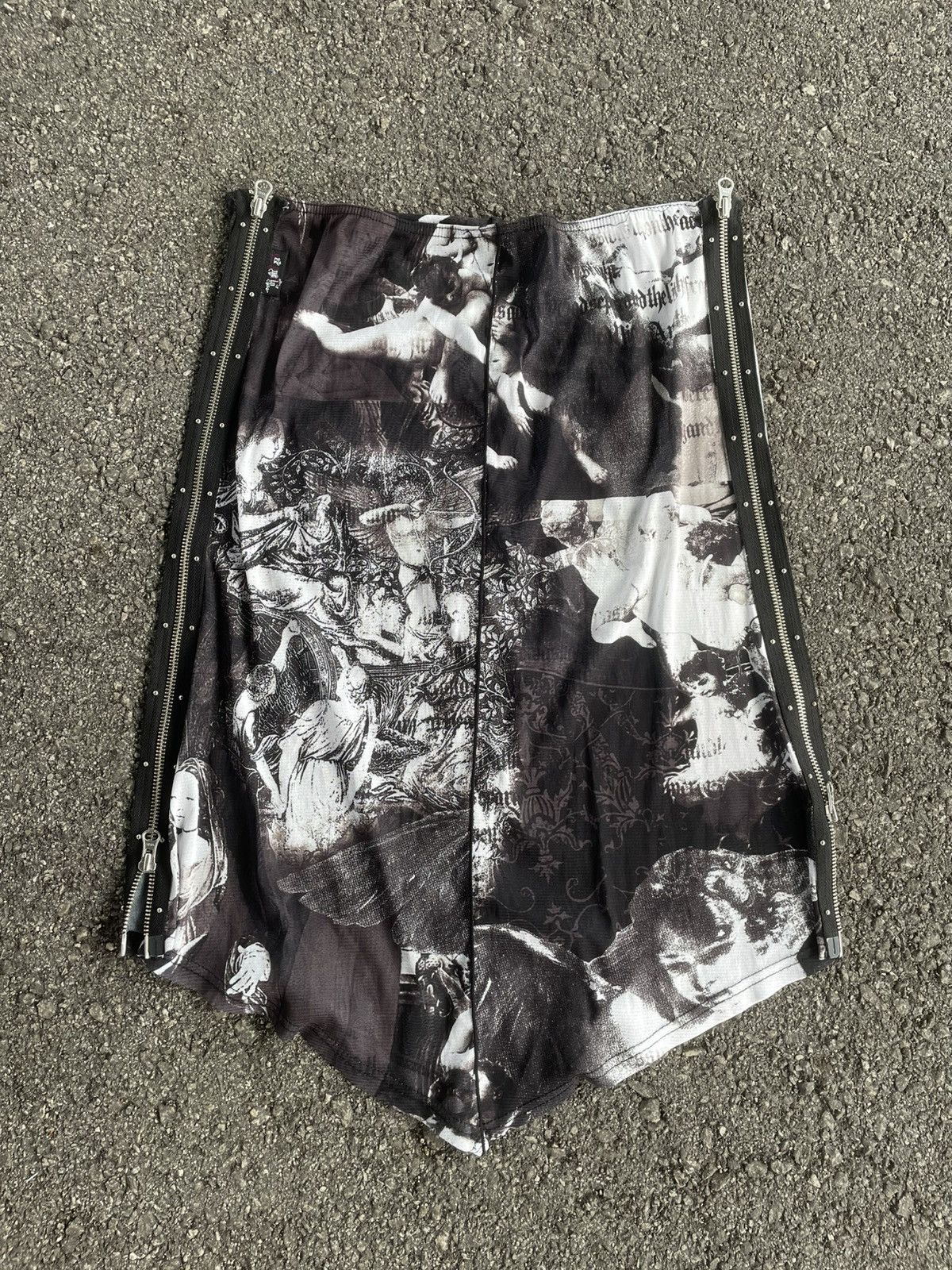 Jean Paul Gaultier Avant Grade Zip Side Skirt Size 32" / US 10 / IT 46 - 4 Thumbnail