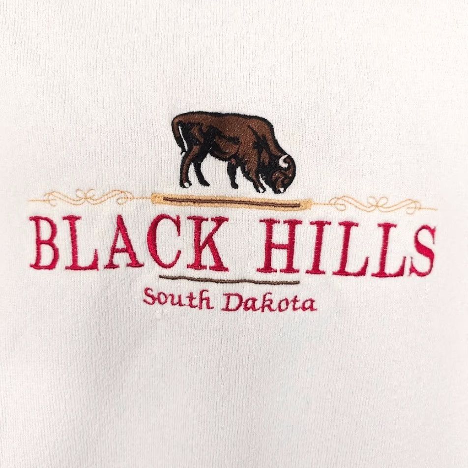 Vintage VINTAGE Black Hills South Dakota Sweatshirt Mens Size Medium White 80s USAESY Shirt? Size US M / EU 48-50 / 2 - 3 Thumbnail