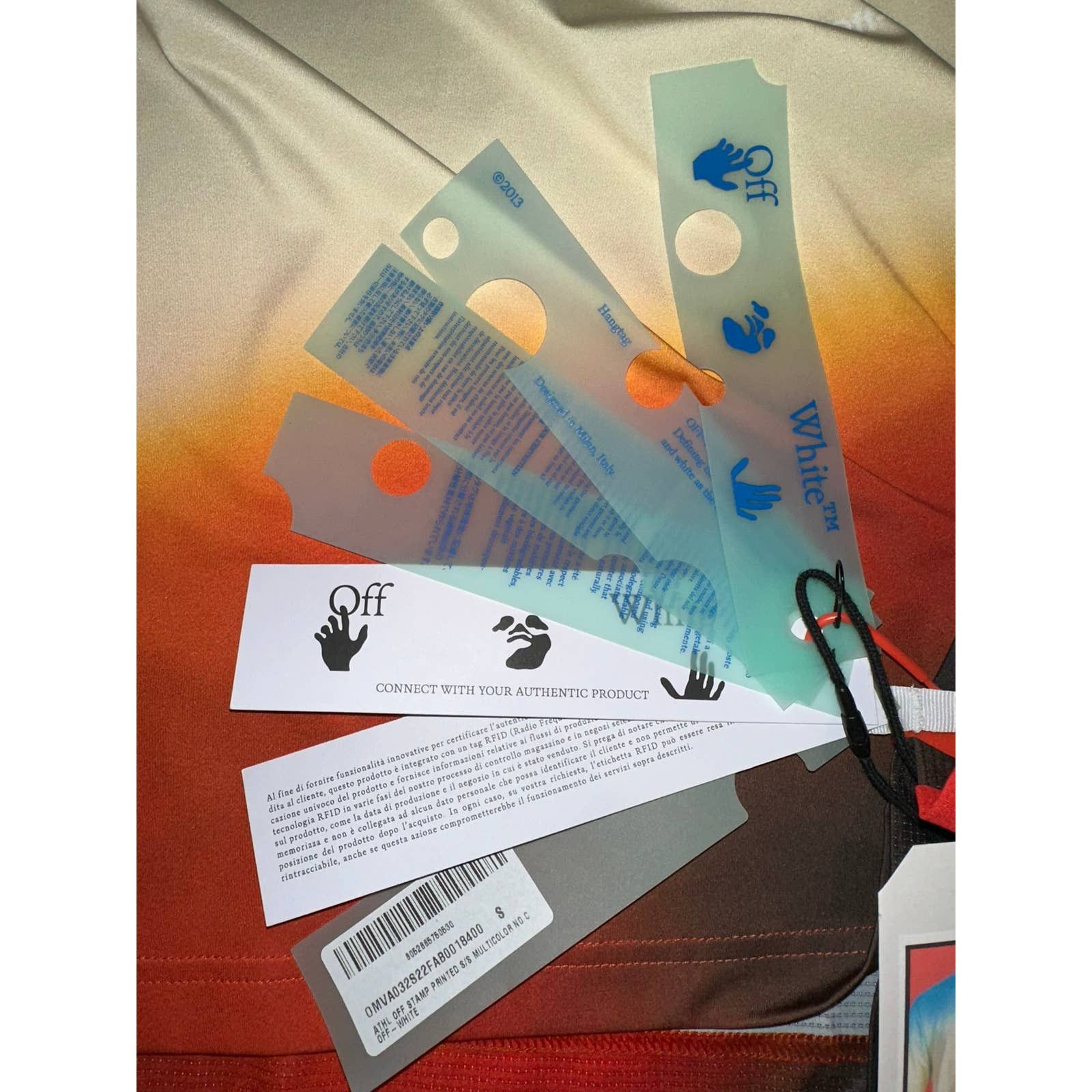 Off-White BNWT SS22 Off-White Ombre ‘Athleisure’ T- Shirt Size US S / EU 44-46 / 1 - 6 Thumbnail