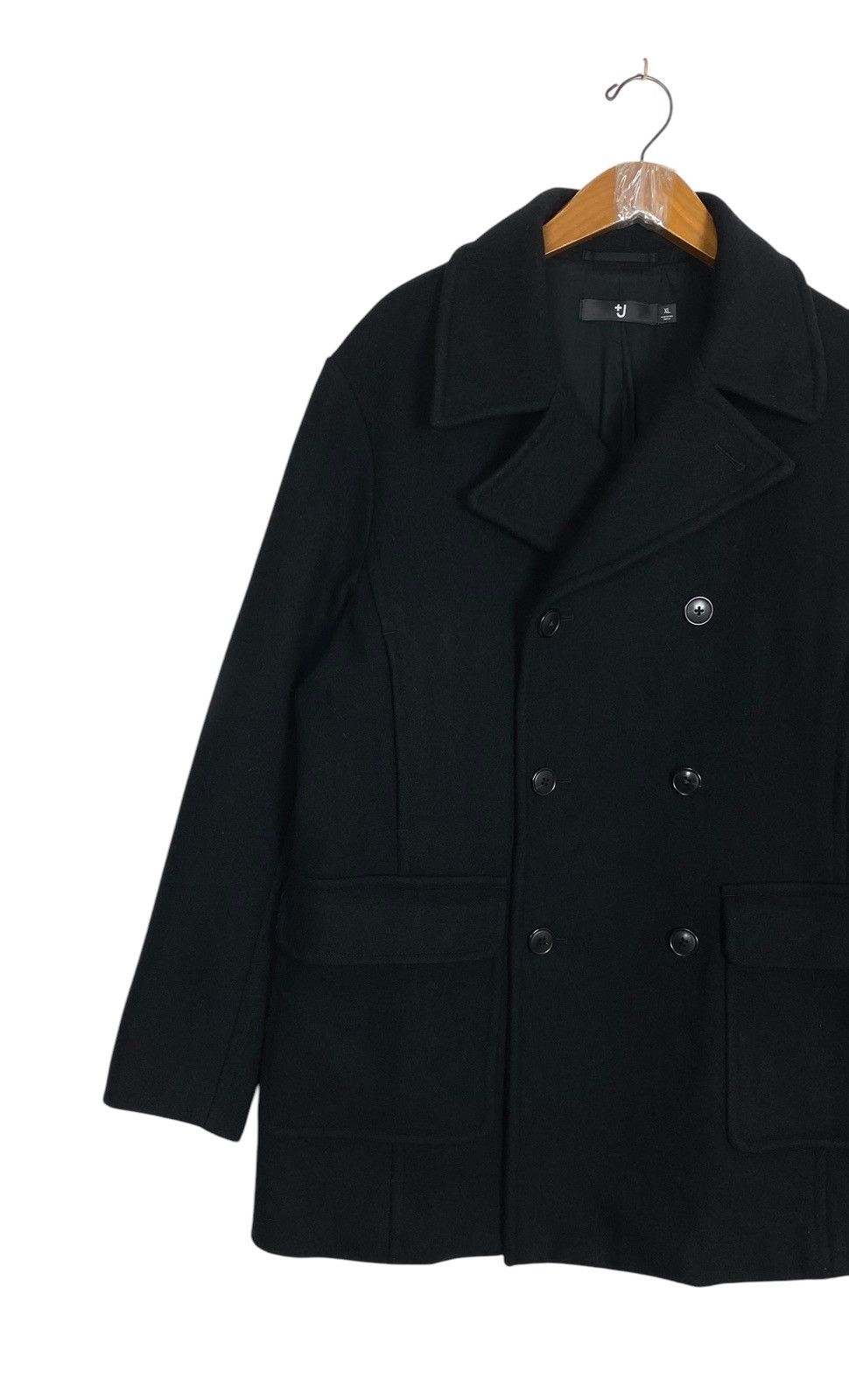 Jil Sander × Uniqlo Rare‼️ Uniqlo X Jil Sander Double Breasted Wool Pea Coat Size US M / EU 48-50 / 2 - 2 Thumbnail