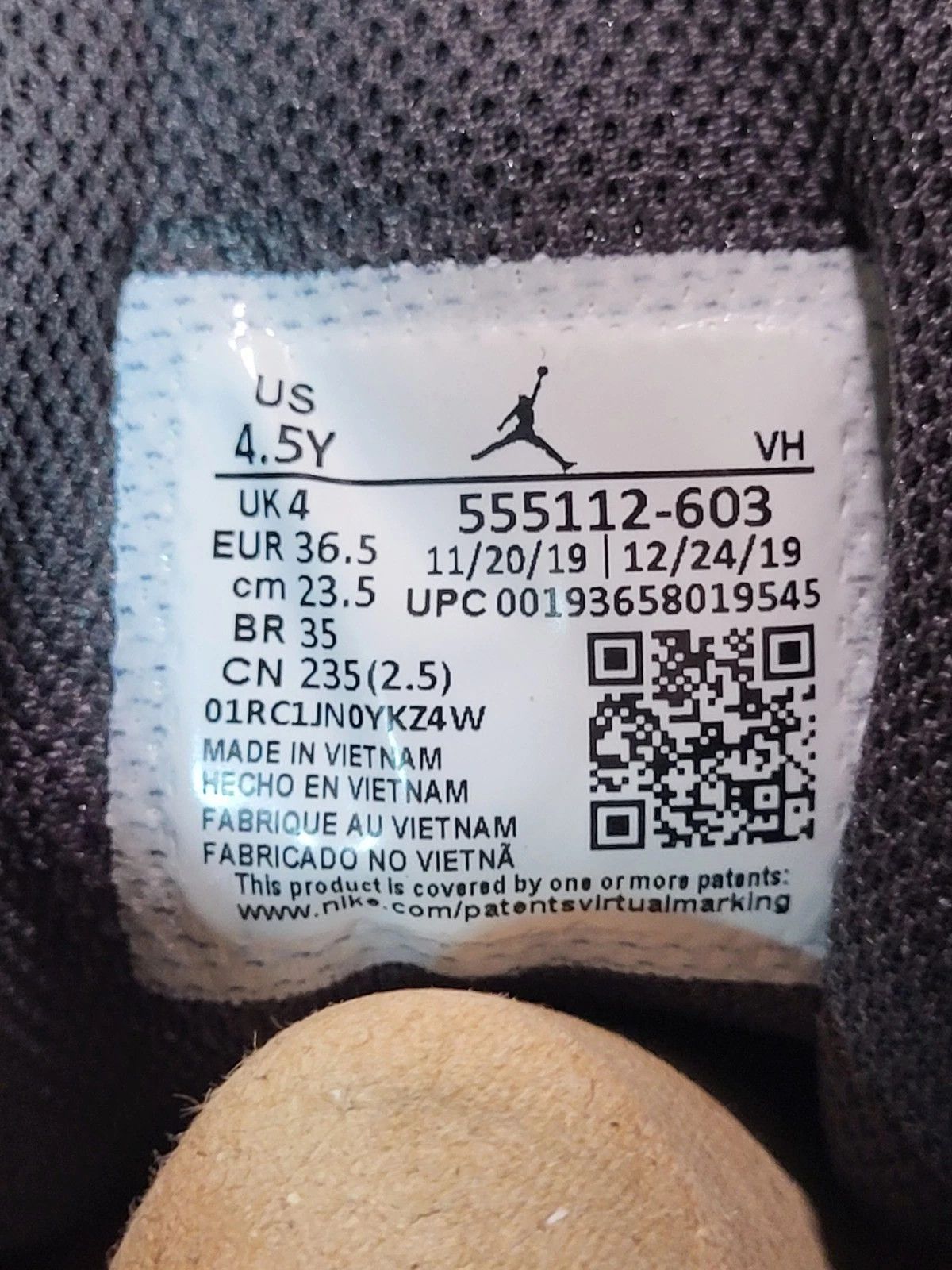 Nike Nike Air Jordan 1 Mid “Pink Quartz” (GS) – 555112‑603 Size US 6 / IT 36 - 2 Thumbnail