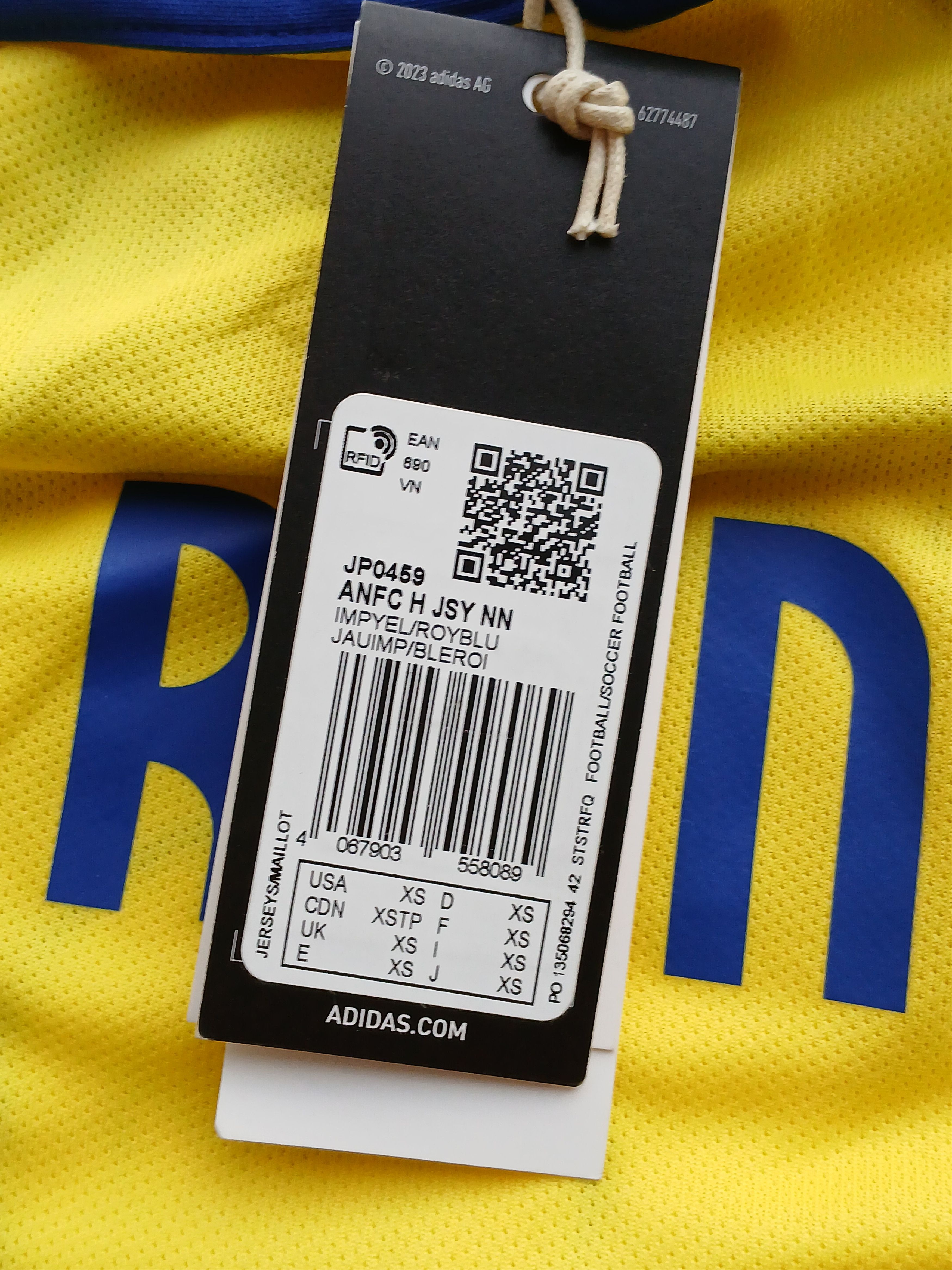 Adidas New Al Nassr 24/25 Home Ronaldo Football Jersey T-Shirt Size US XS / EU 42 / 0 - 15 Thumbnail