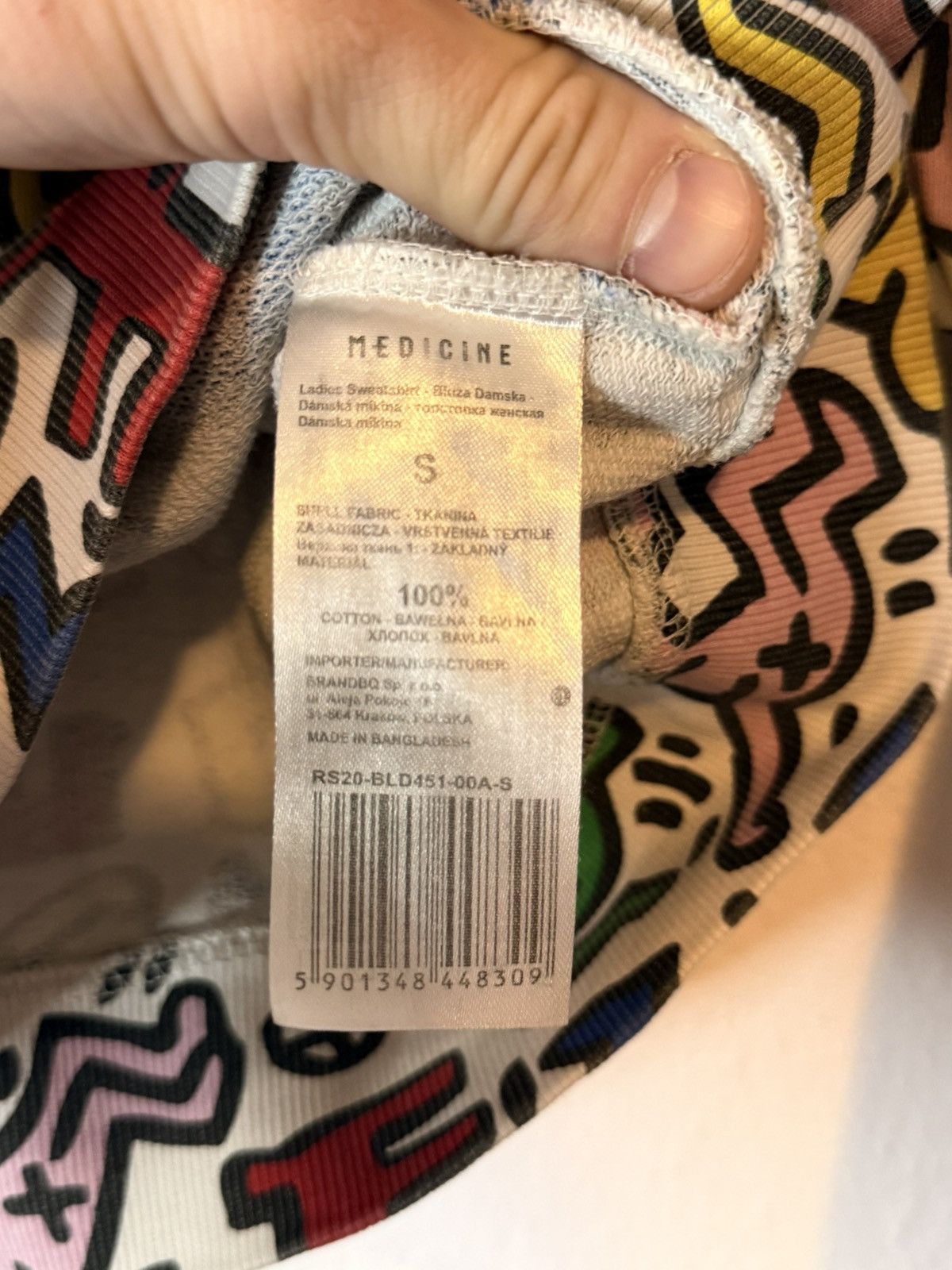 Keith Haring Keith Haring x Medicine All-Over Print Sweatshirt Size US S / EU 44-46 / 1 - 4 Thumbnail