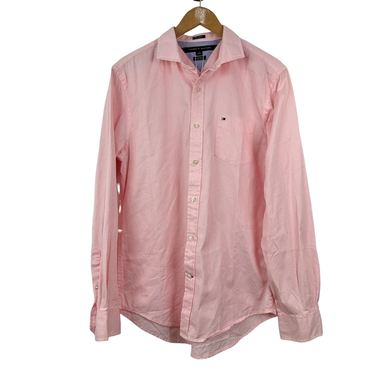 Tommy Hilfiger Tommy Hilfiger Pink Cotton Button Up Shirt M Size US M / EU 48-50 / 2 - 1 Thumbnail
