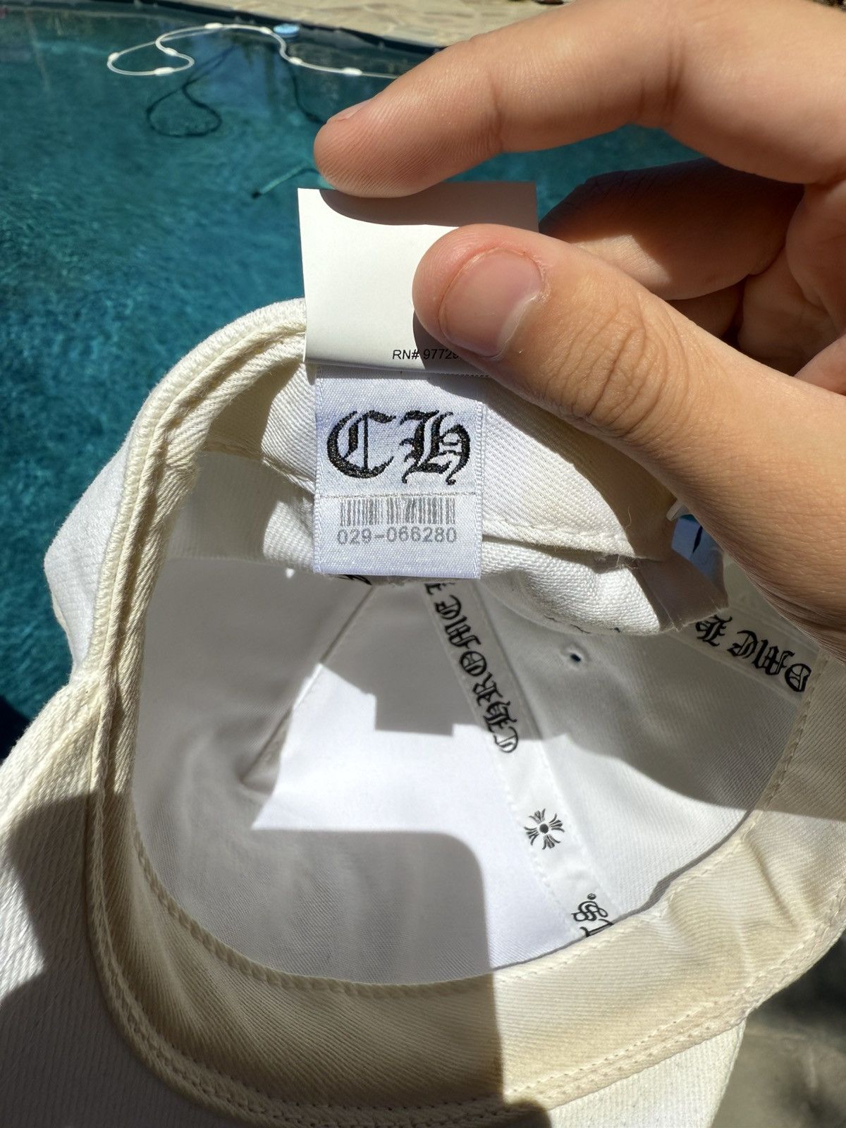 Chrome Hearts Chrome Hearts White/Black Embroidered Hat Size ONE SIZE - 4 Thumbnail