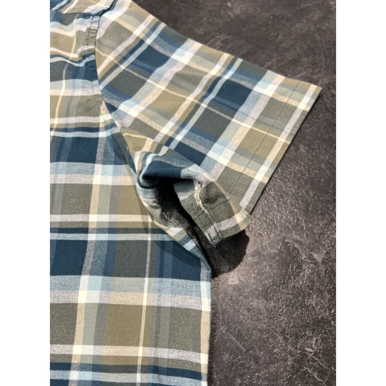 Vintage LL Bean Mens XL Tall Slightly Fitted Plaid Short Sleeve Button Up Shirt Size US XXL / EU 58 / 5 - 2 Thumbnail