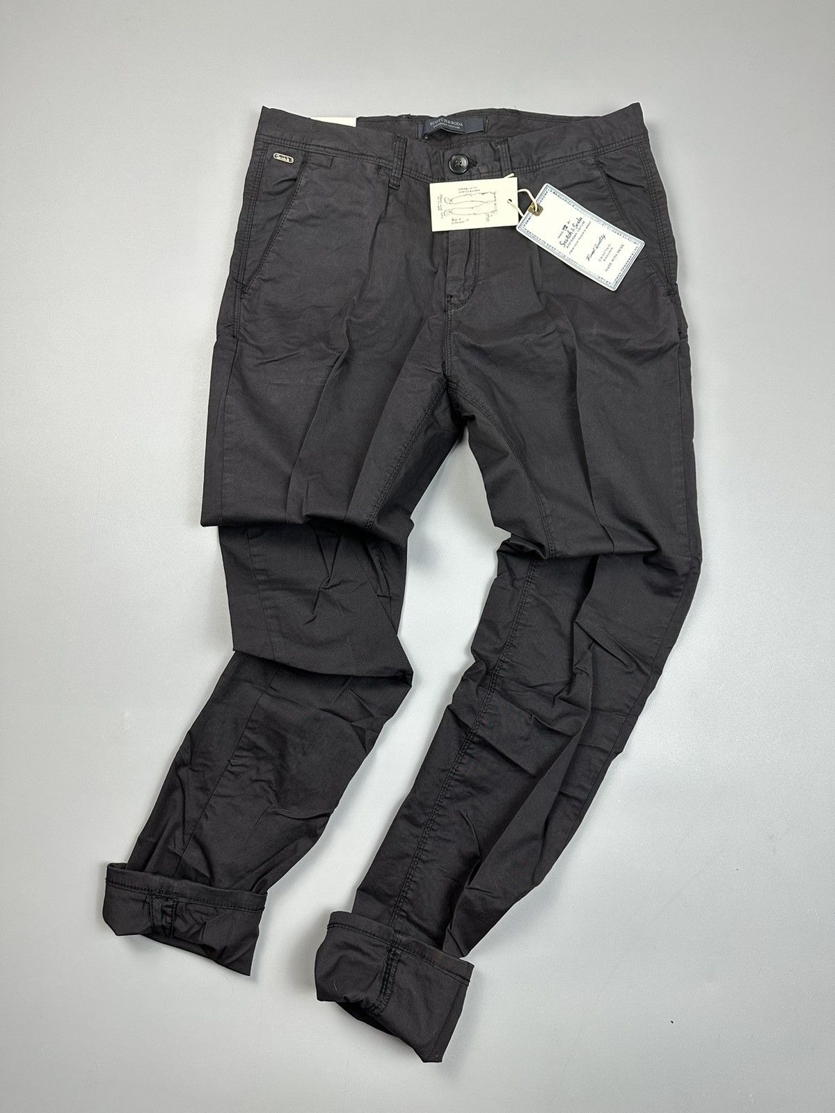 Scotch & Soda Black Skinny Light Trousers Scotch&Soda Size US 28 / EU 44 - 6 Thumbnail