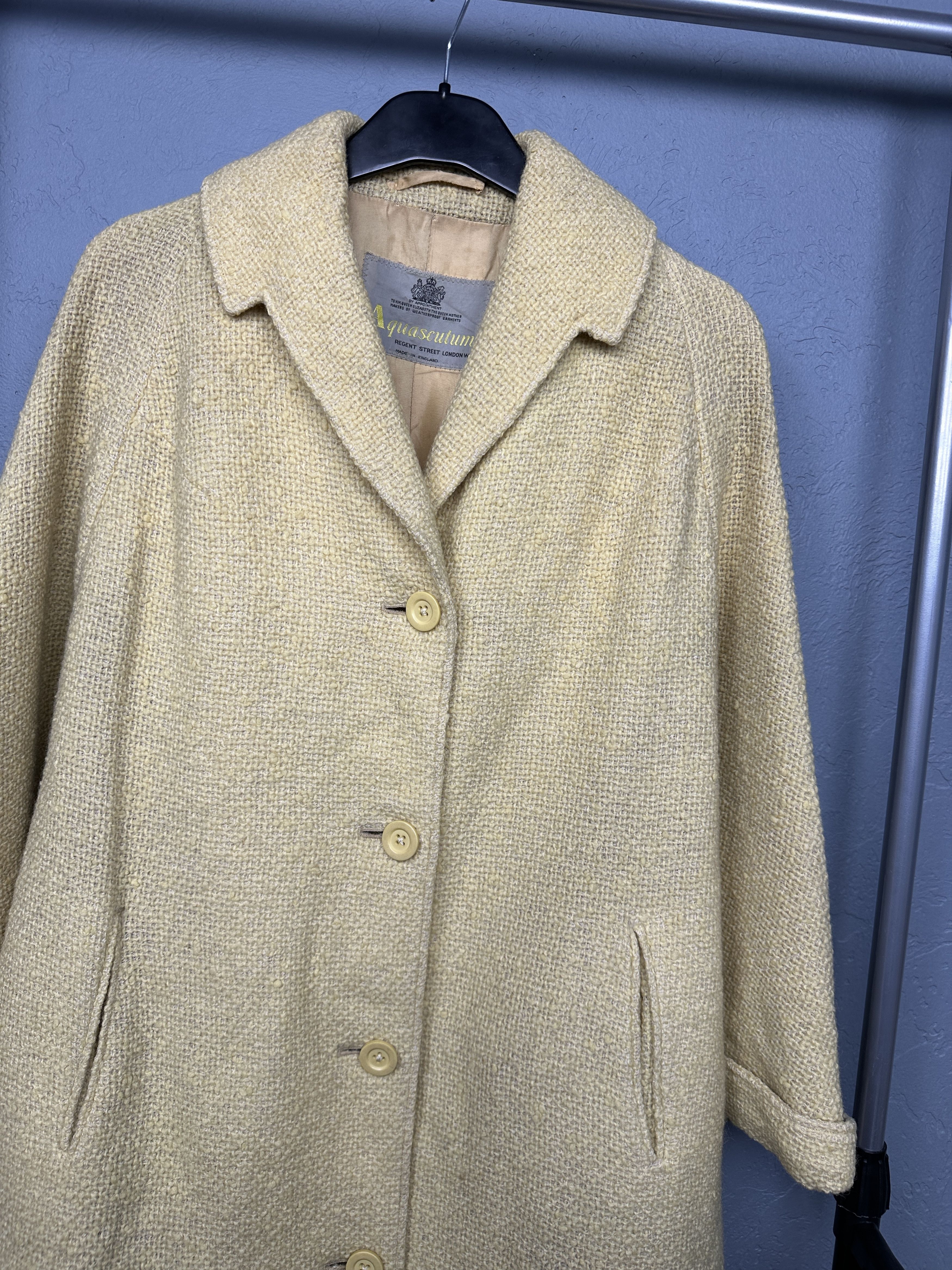 Aquascutum Aquascutum 90s Vintage Womens Wool Coat Jacket Size M / US 6-8 / IT 42-44 - 2 Thumbnail