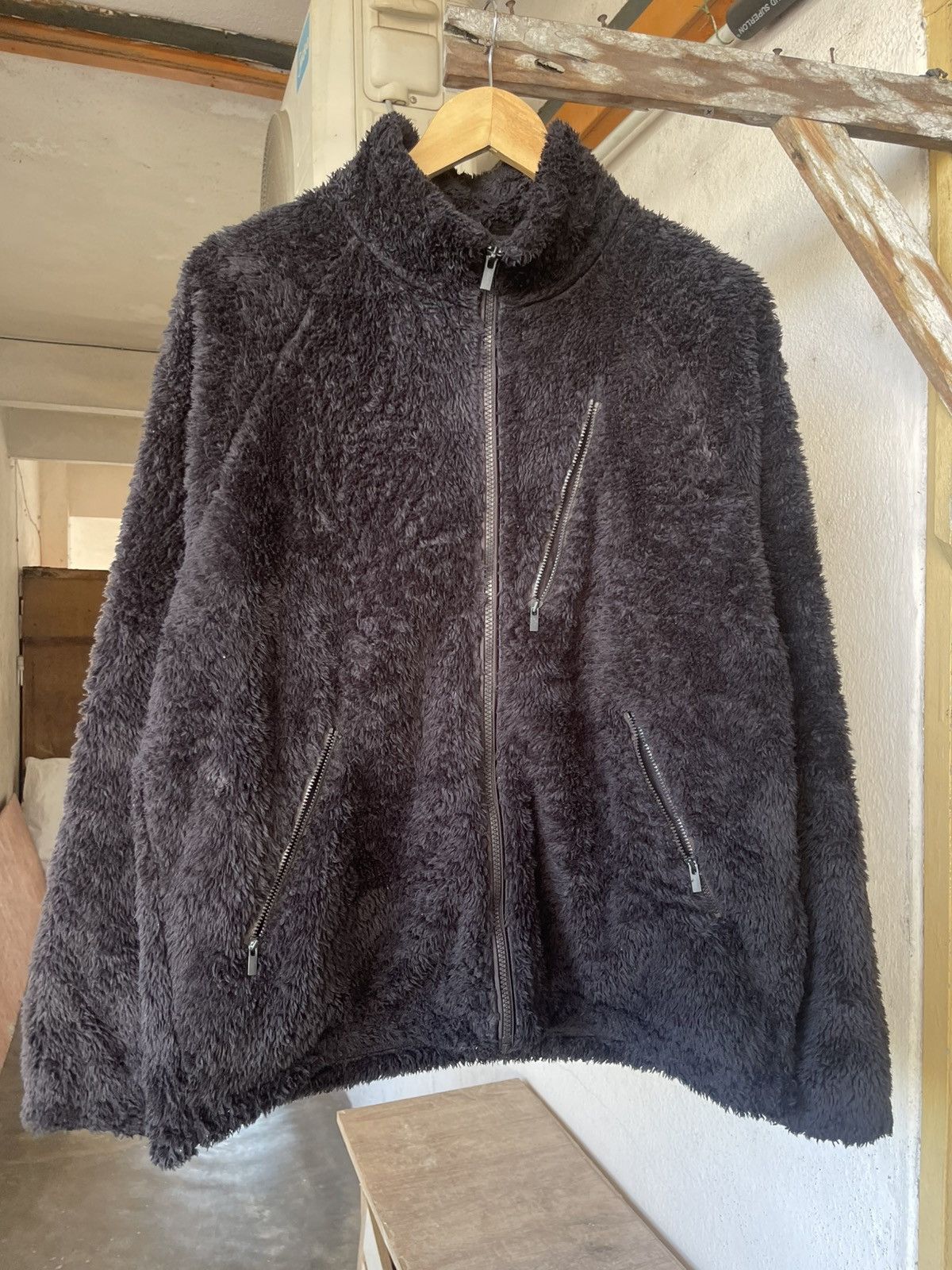 Needles Needles x Japanesebrand Minimalist Deep Pile Fleece Jacket Size US L / EU 52-54 / 3 - 11 Thumbnail