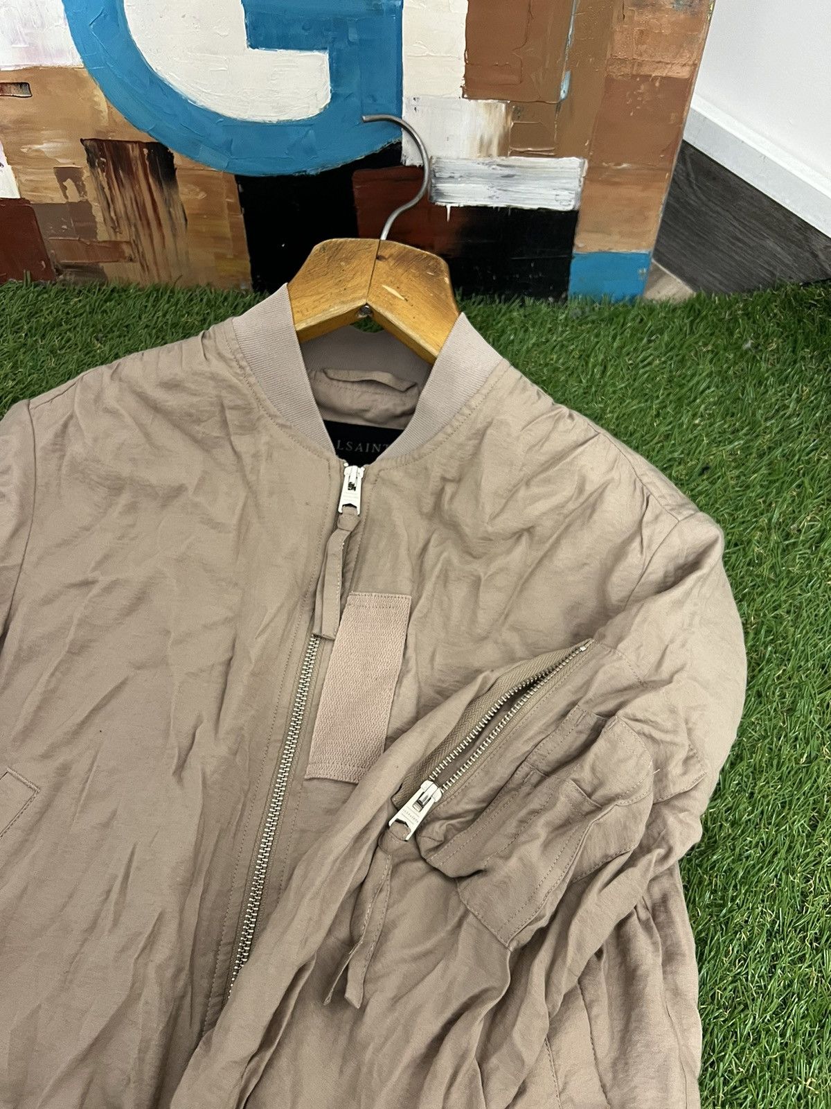 Allsaints All Saints Quin Bomber jacket women’s viscose Size S / US 4 / IT 40 - 6 Thumbnail