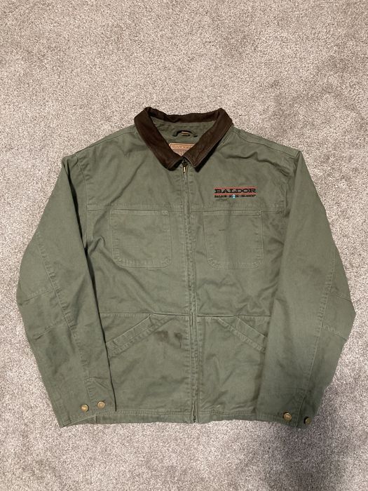 Vintage Carhartt Style Vintage Work Wear Zip Up Jacket | Grailed