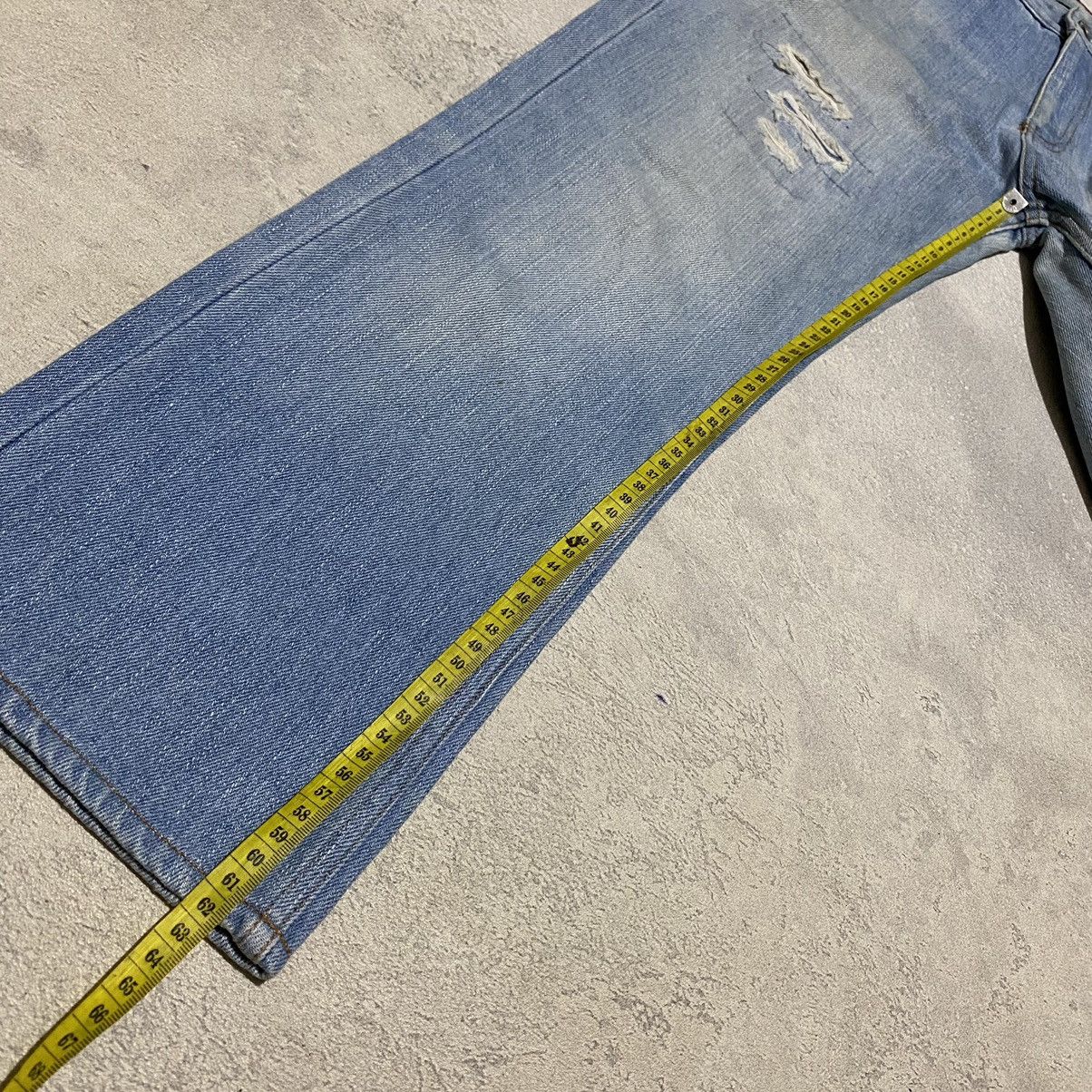 Angel Blue Angel Blue Distressed Patch Jeans Pants Size 31" - 14 Thumbnail