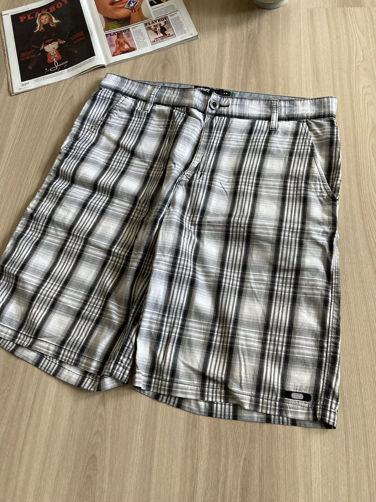 Oakley Vintage Oakley Flannel Shorts Size US 36 / EU 52 - 6 Thumbnail