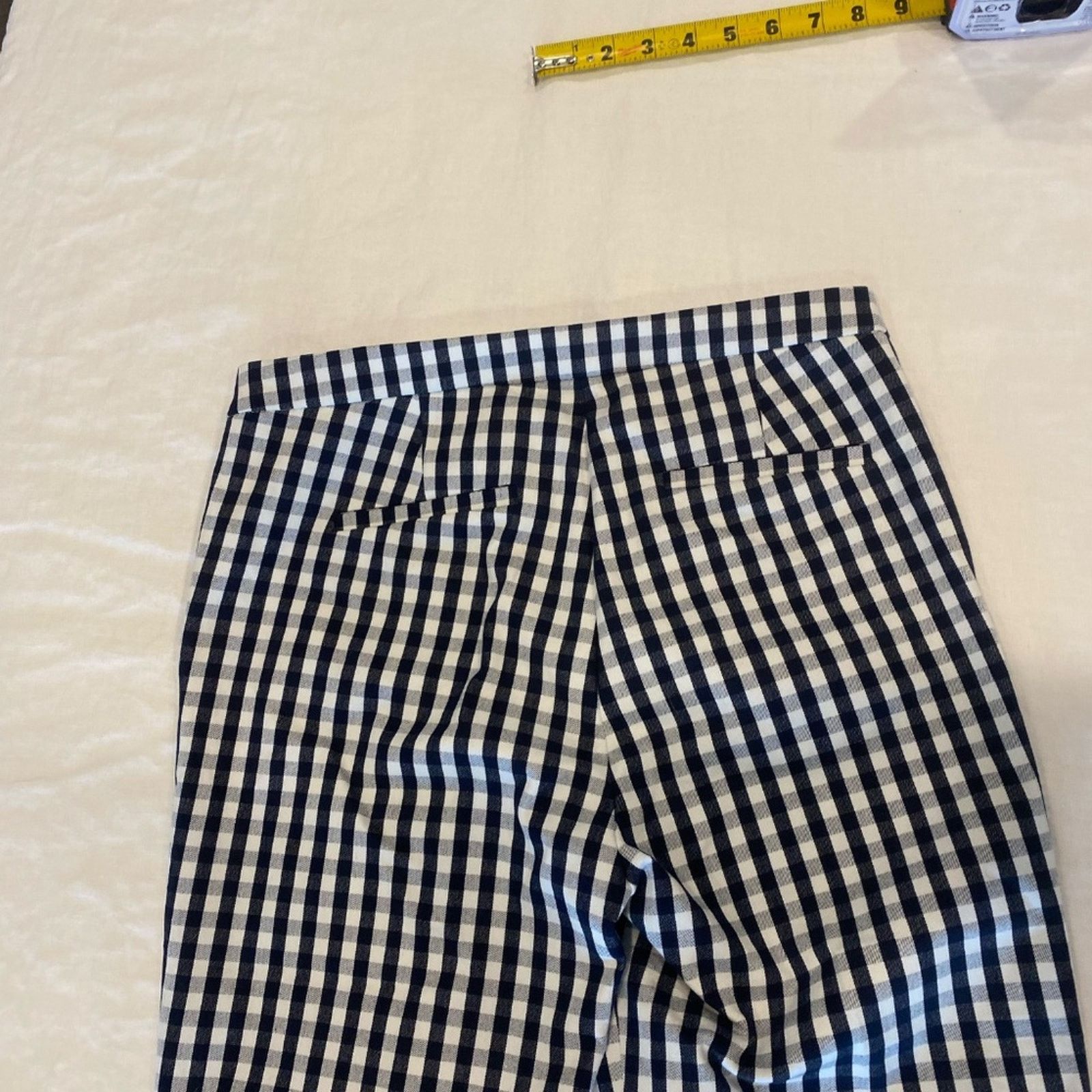 J.Crew J. Crew Women's Martie Side Zip Checkered Pants - 4T Size 27" / US 4 / IT 40 - 8 Thumbnail