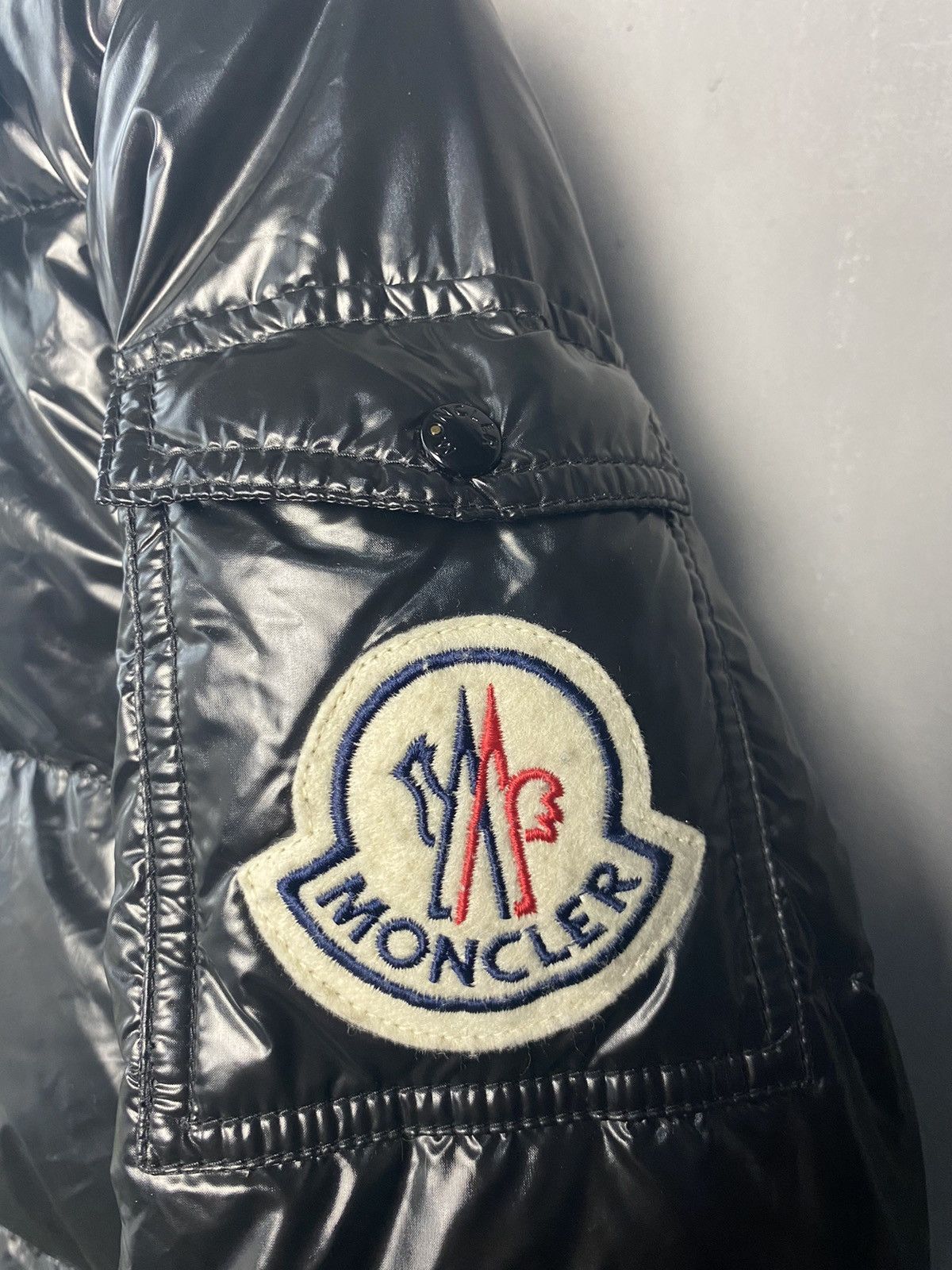 Moncler MONCLER Badia Authentic Black Big Logo Down Jacket Womens Size M / US 6-8 / IT 42-44 - 6 Thumbnail