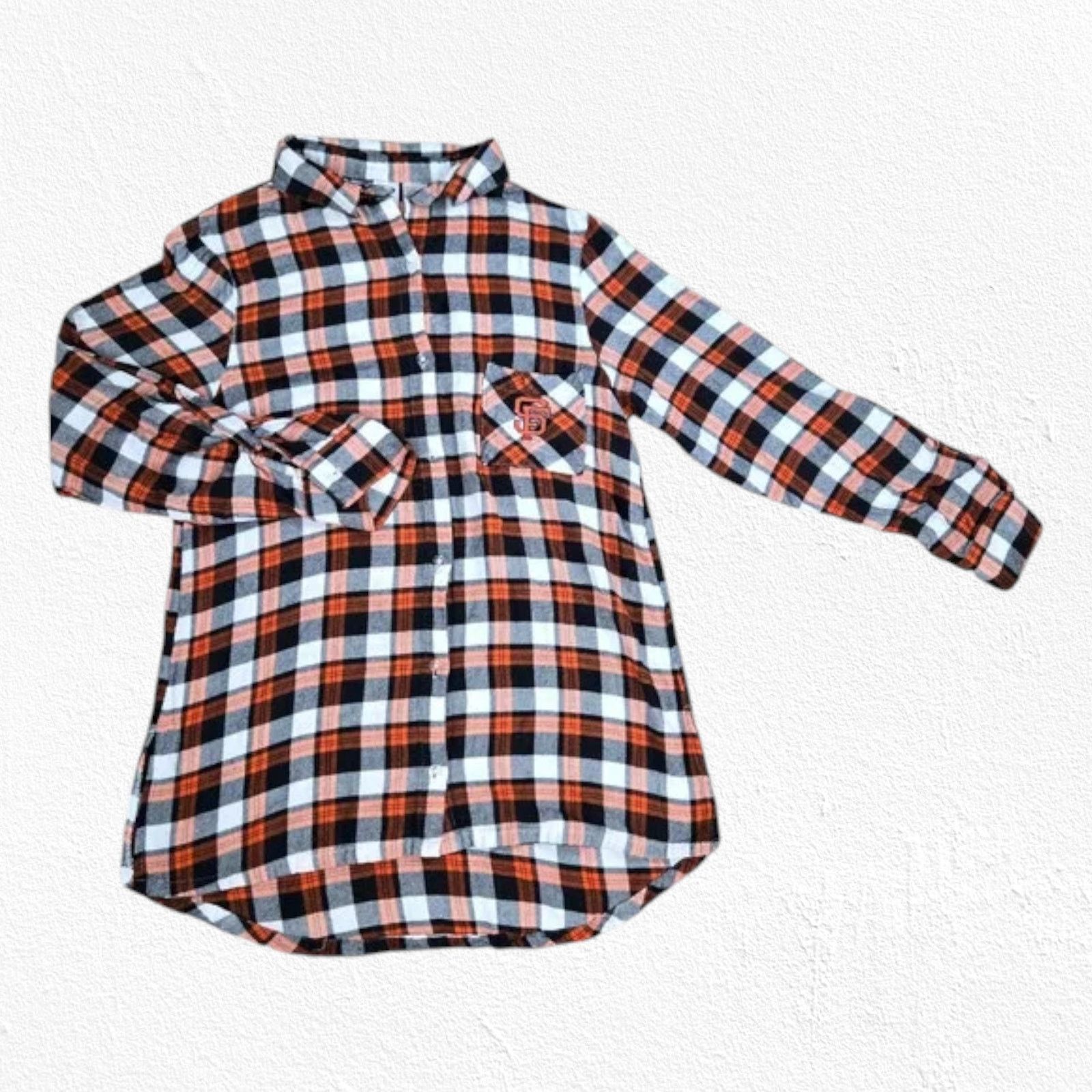 Other San Francisco Giants Plaid Flannel Size Medium Size M / US 6-8 / IT 42-44 - 2 Thumbnail