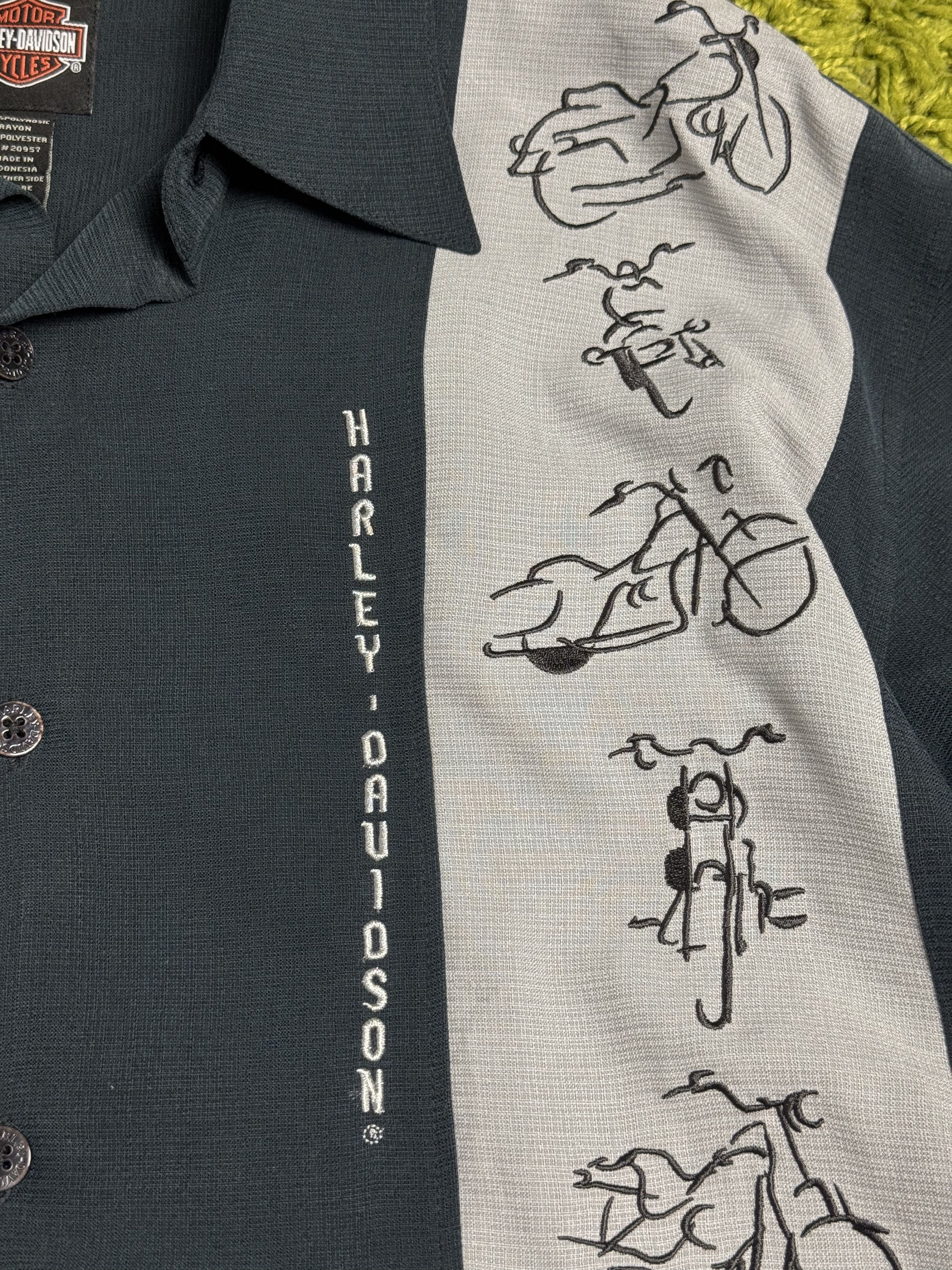 Harley Davidson Harley Davidson Button Up Shirt Size US L / EU 52-54 / 3 - 2 Thumbnail