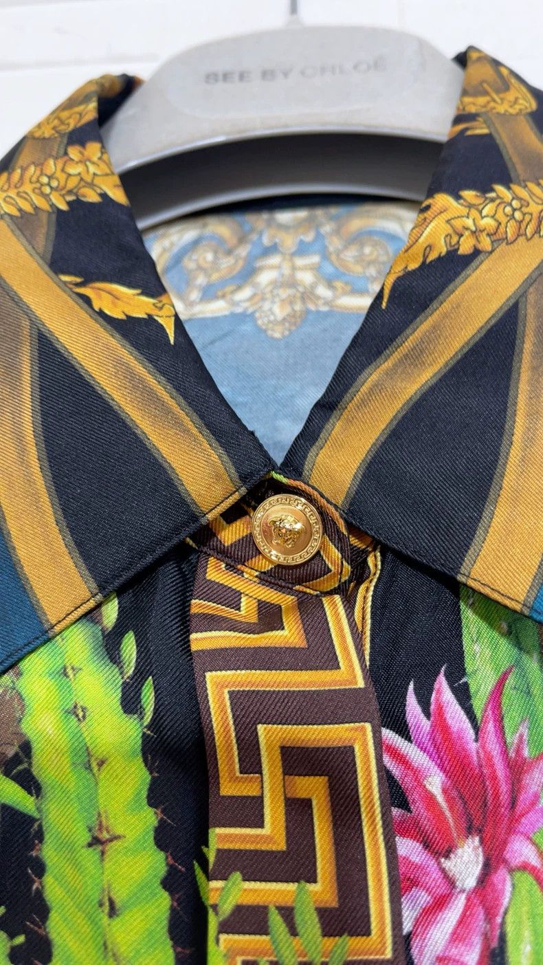 Versace Versace Men's cactus print shirt Size US S / EU 44-46 / 1 - 2 Thumbnail