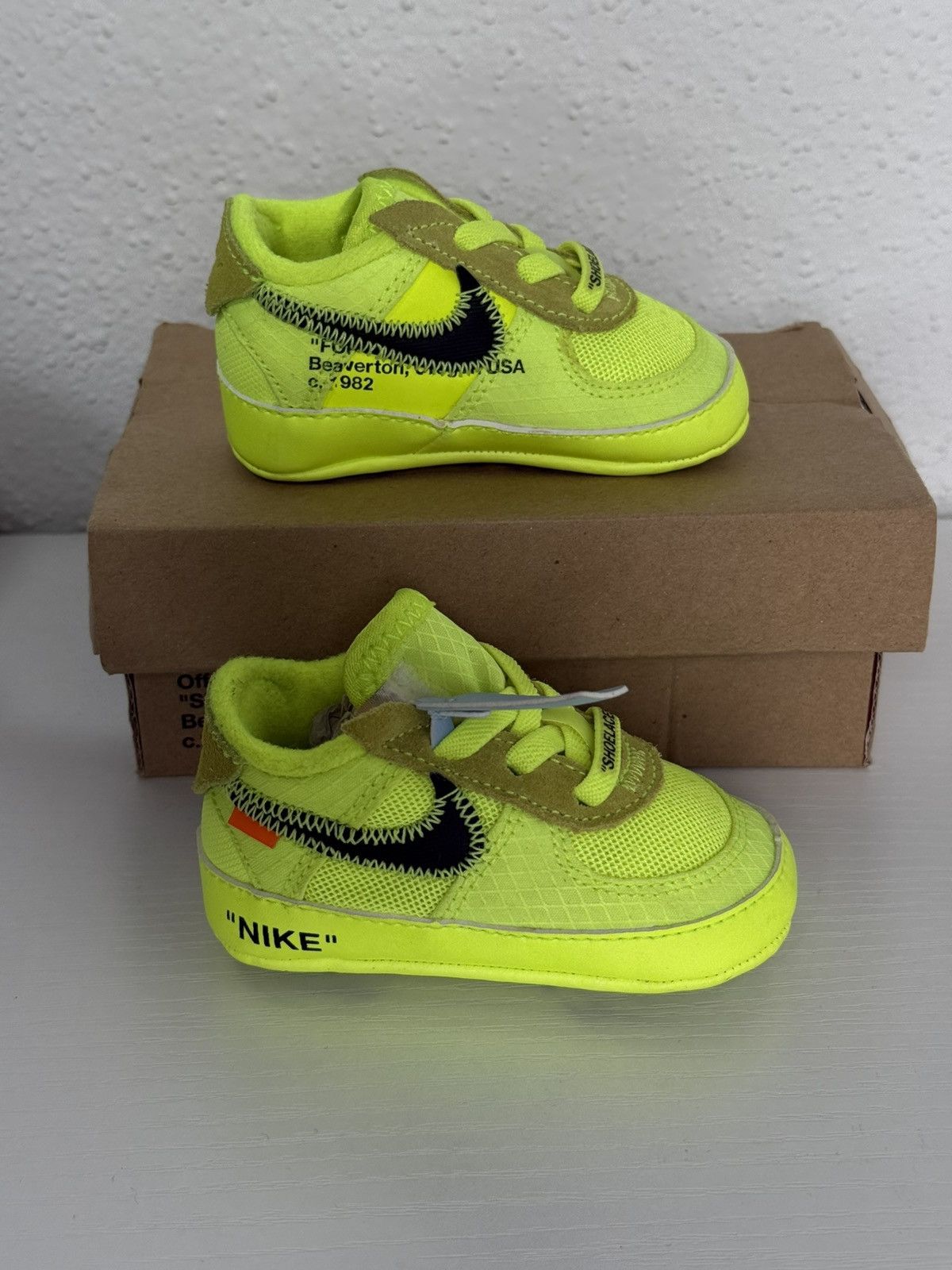 Nike Nike Air Force 1 Low x Off-White Toddler 3C Size US 10 / EU 43 - 3 Thumbnail
