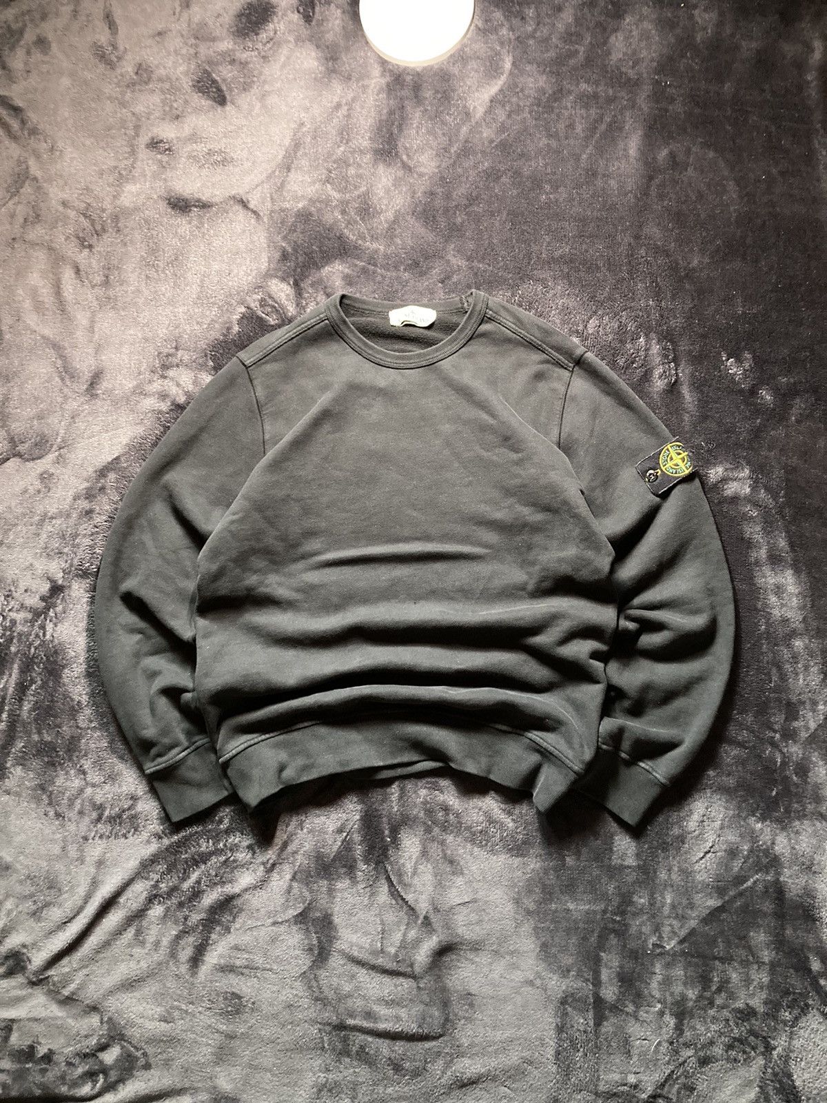 Stone Island × Vintage ⛩️Stone Island Sweatshirt Crewneck Black Badge Patch rare M Size US M / EU 48-50 / 2 - 1 Thumbnail