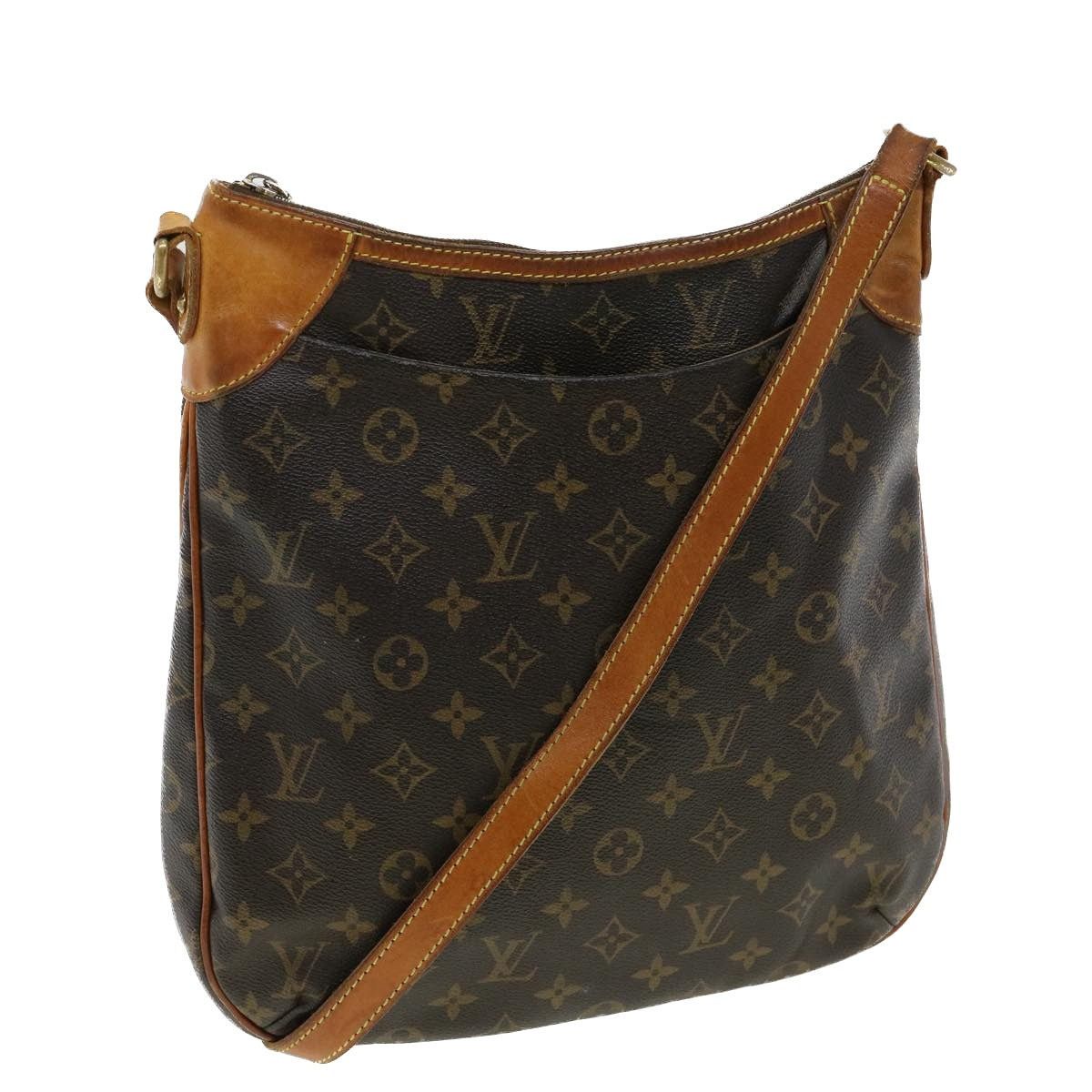 LOUIS VUITTON Monogram Odeon MM Shoulder Bag M56389