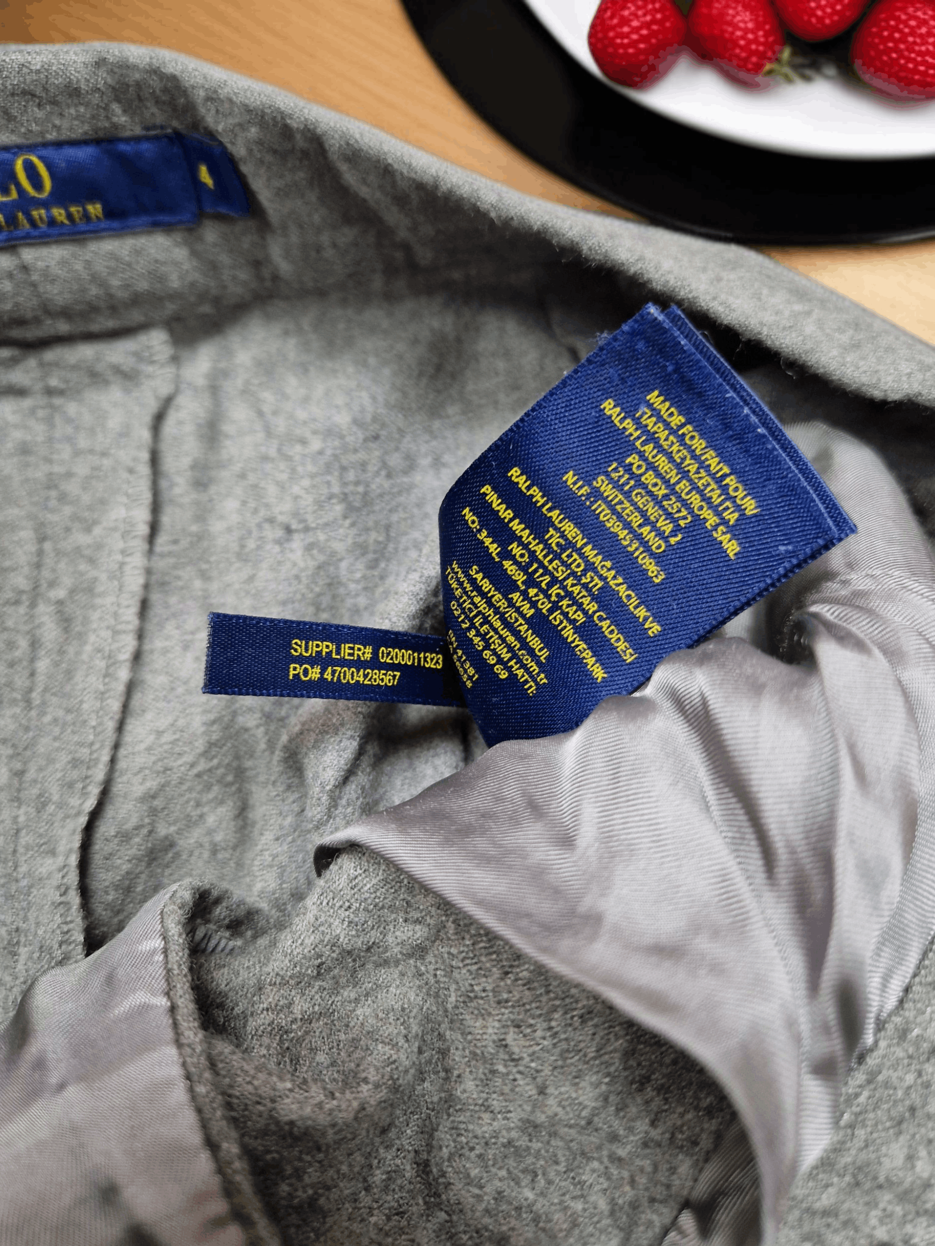 Polo Ralph Lauren Polo Ralph Lauren Pleated Wool Herringbone High Waist Size 27" / US 4 / IT 40 - 4 Thumbnail