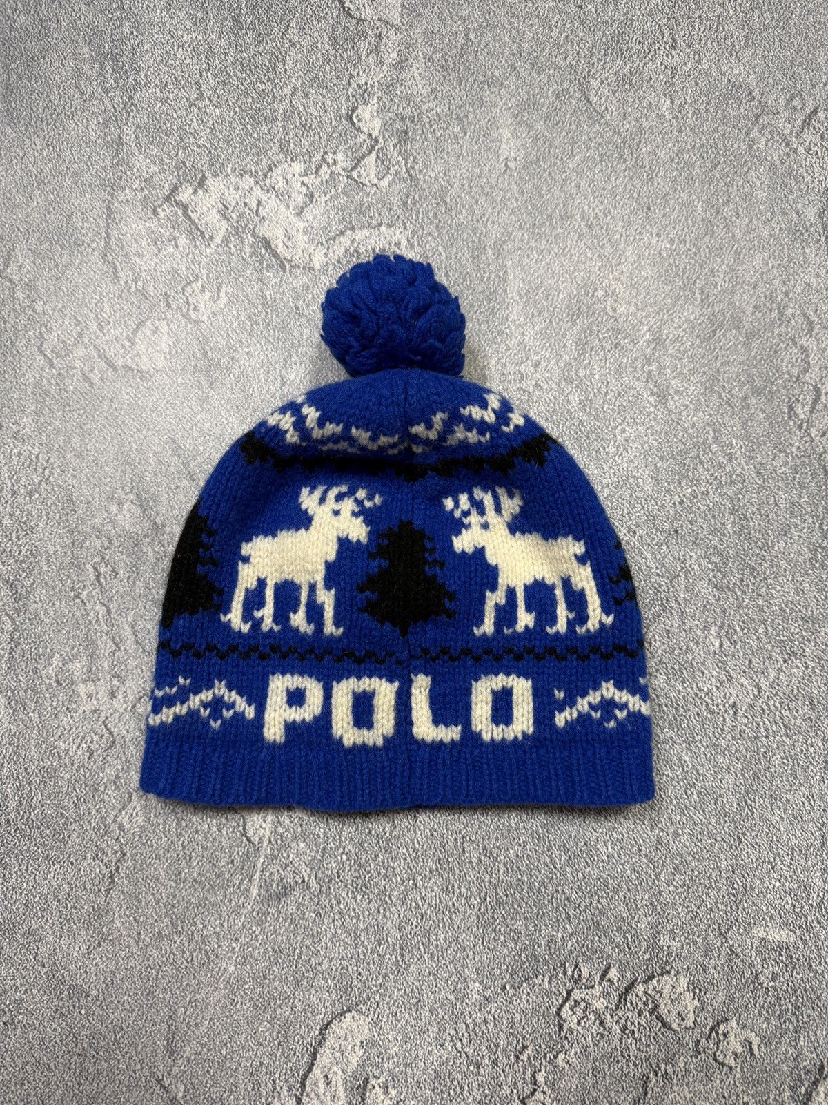Polo Ralph Lauren Polo Ralph Lauren USA Logo Wool Beanie Size ONE SIZE - 1 Thumbnail