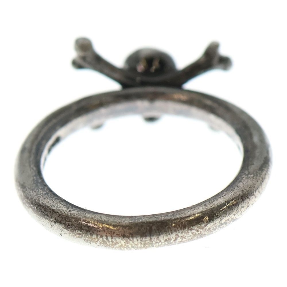 Number (N)ine Archive .925 Silver Skull Crossbone Ring Size ONE SIZE - 3 Thumbnail